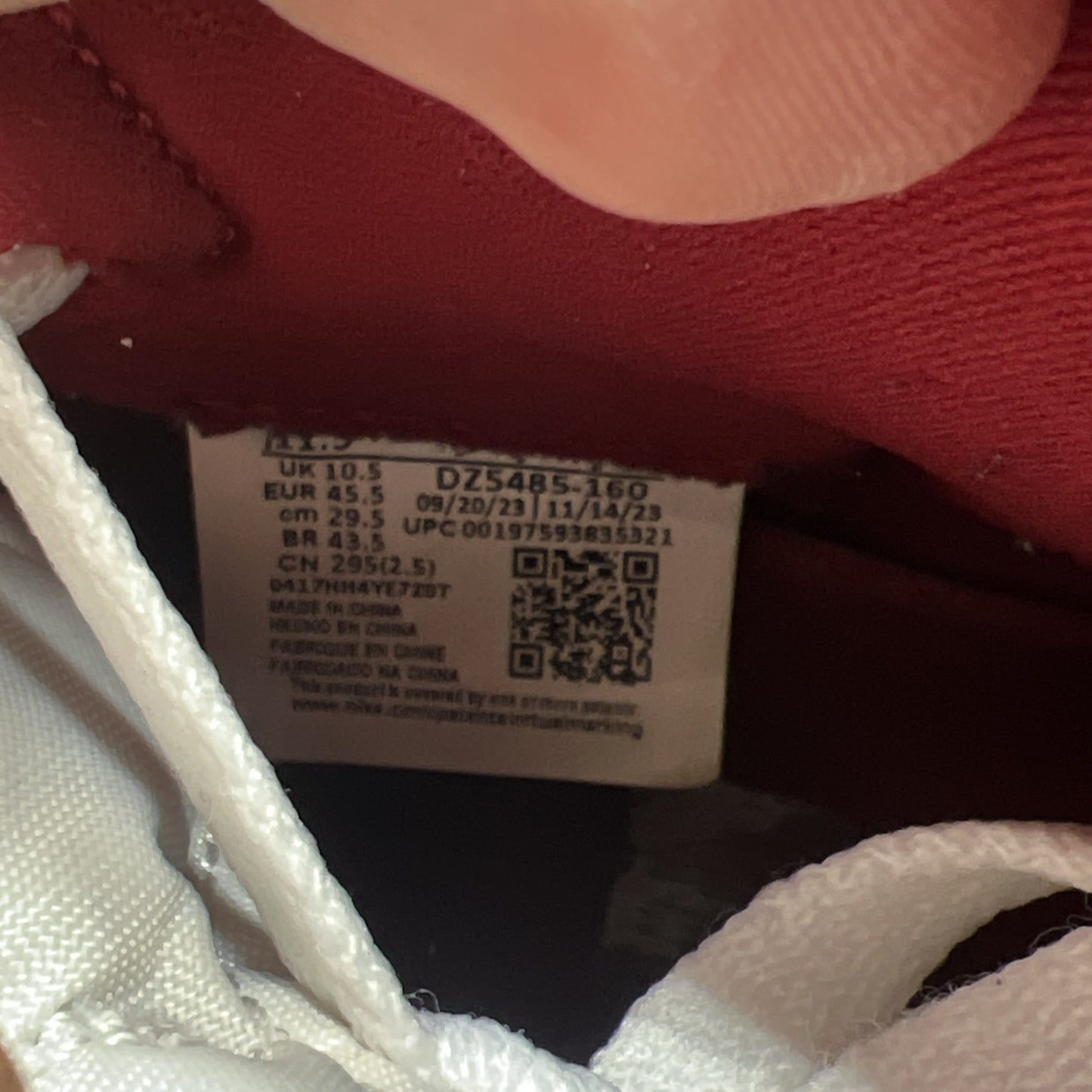 Size 11.5 - Air Jordan 1 Retro OG High Artisanal Red (DZ5485-160)