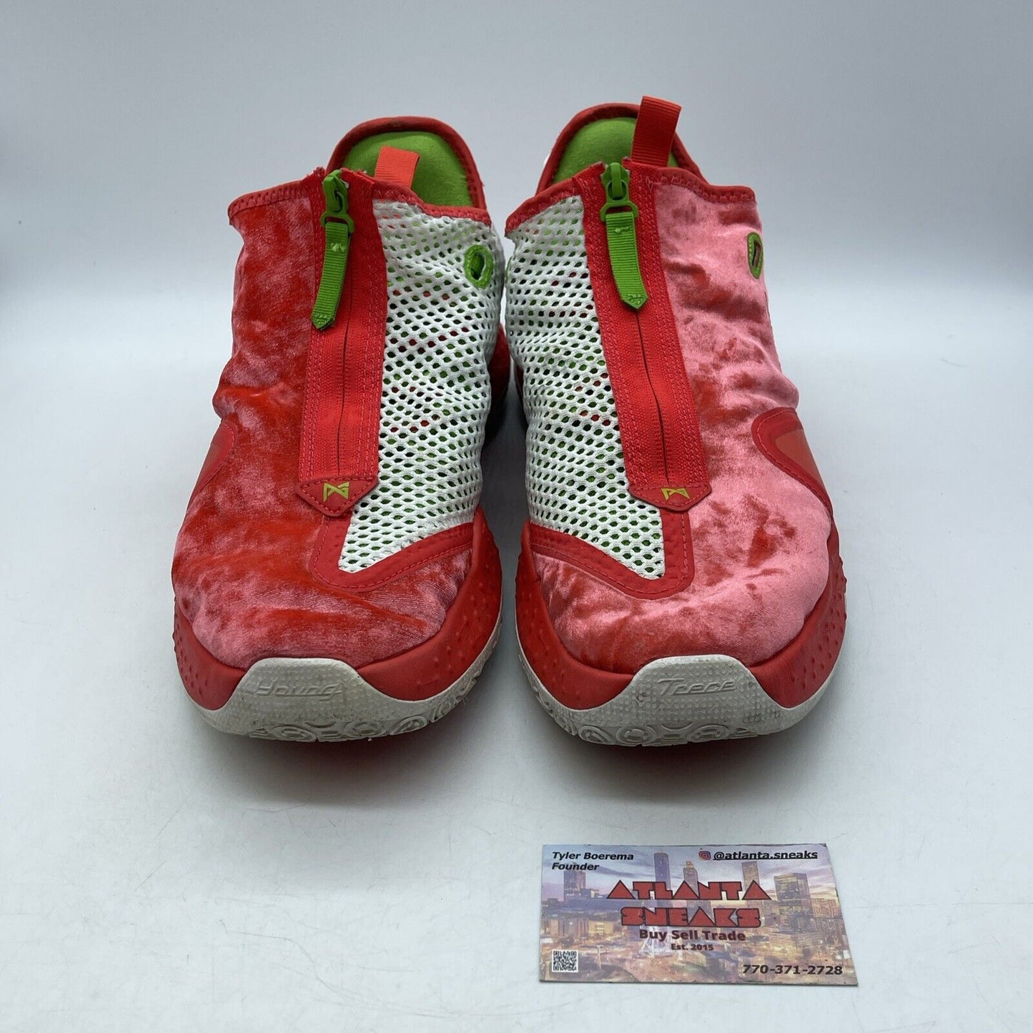 Size 13 - Nike PG 4 Christmas Red Green White Suede (CD5079-602)