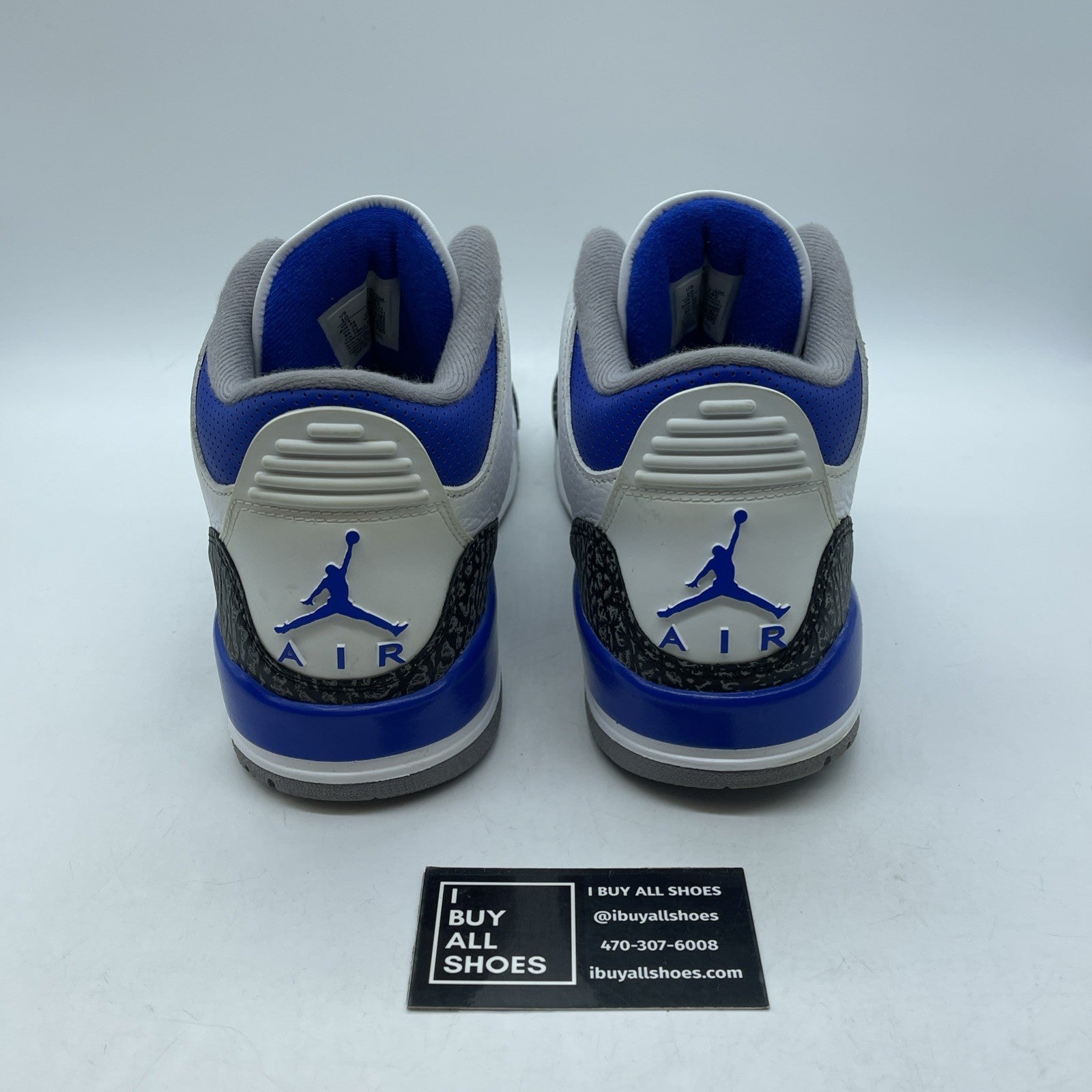 Size 10 - Jordan 3 Retro Mid Racer Blue White Suede Leather (CT8532-145)