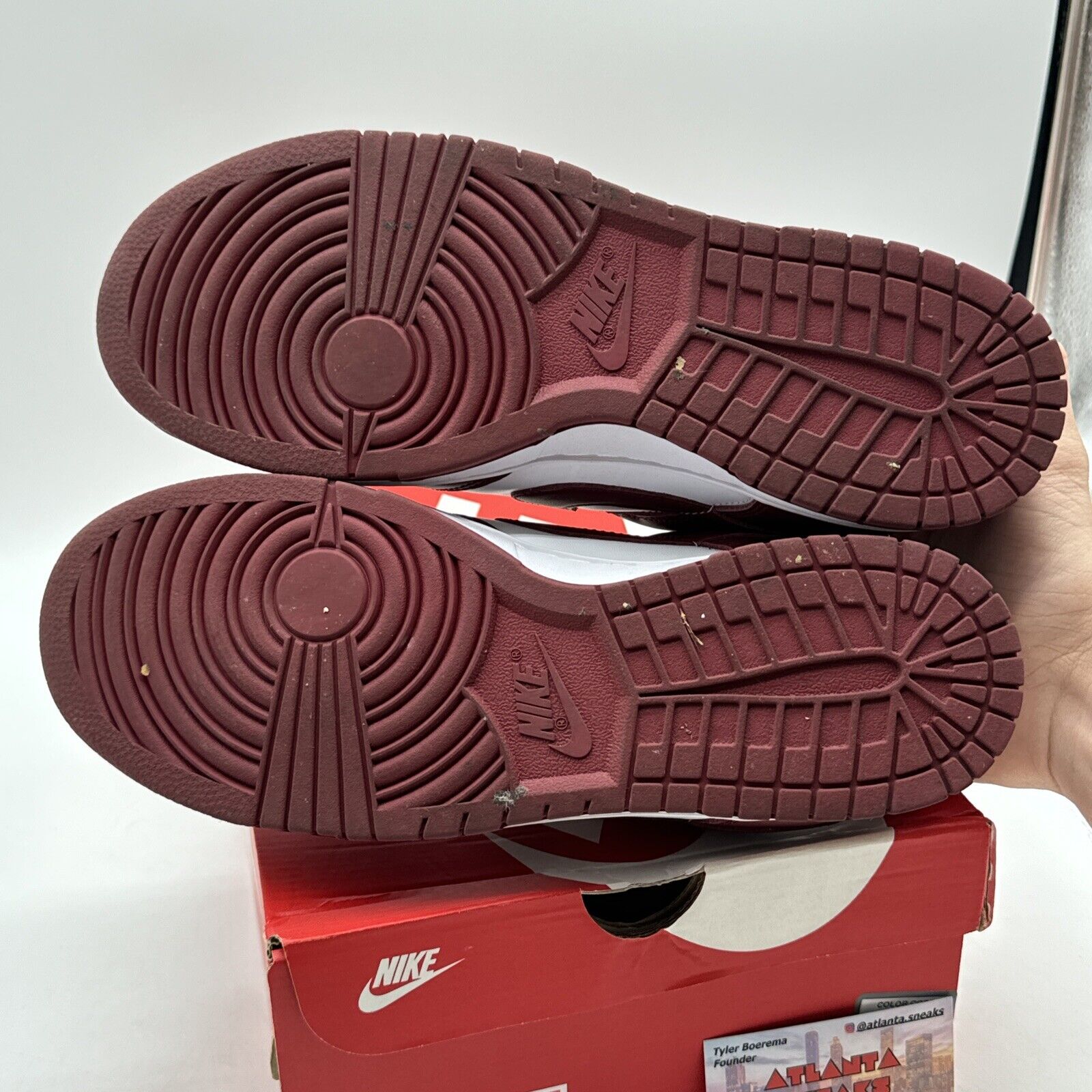 Size 10.5 - Nike Dunk Low Retro Team Red 2022 Burgundy Leather OG All