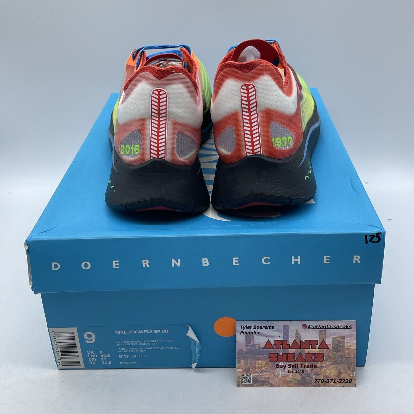 Size 9 - Nike Zoom Fly SP 2018 Doernbecher Green Black Blue Suede (BV8734-100)