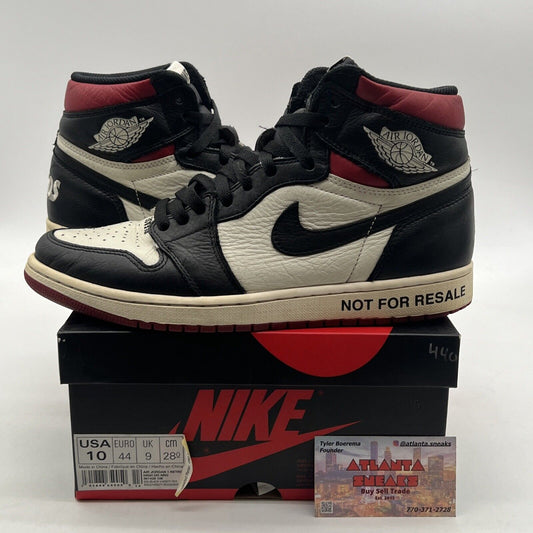 Size 10 - Air Jordan 1 Retro OG NRG High Not For Resale (861428-106)