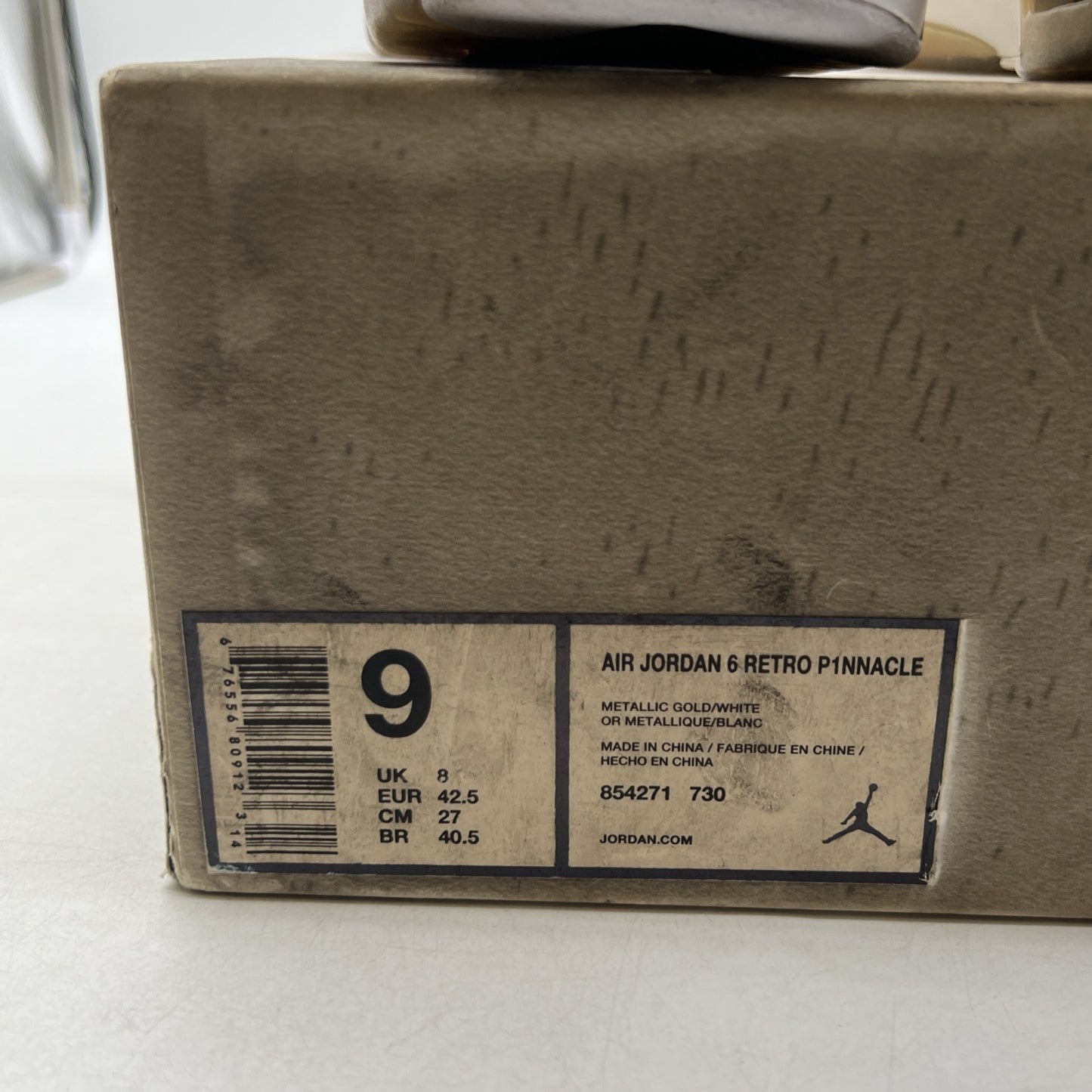 Size 9 - Air Jordan 6 Retro Pinnacle (854271-730)