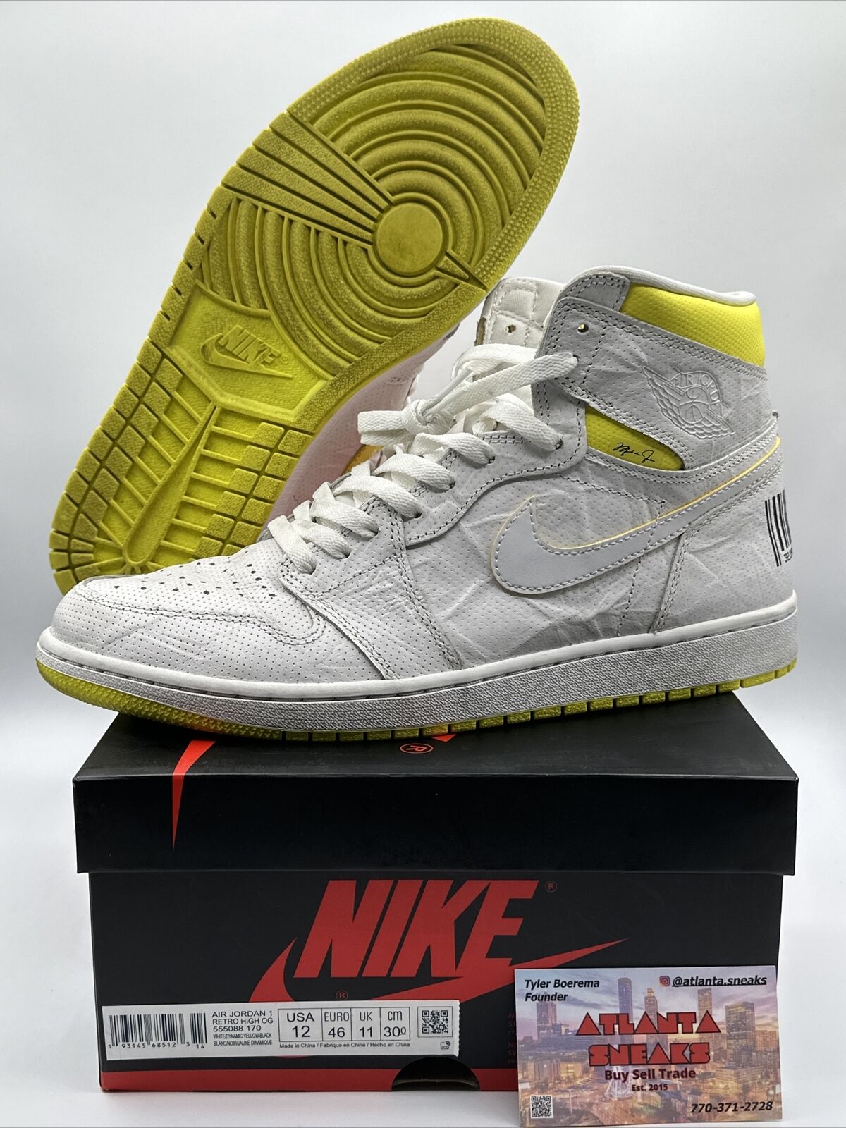 Size 12 - Jordan 1 Retro High OG First Class Flight 2019