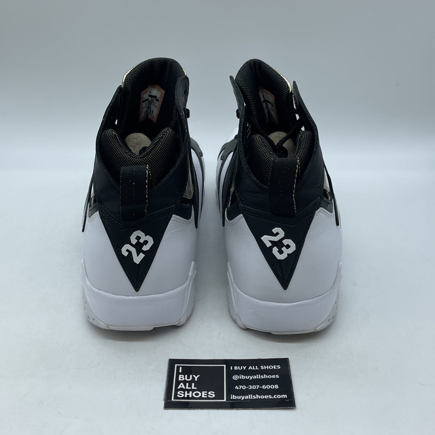 Size 14 - Air Jordan 7 Retro Champagne Black White Gold Leather (725093-140)