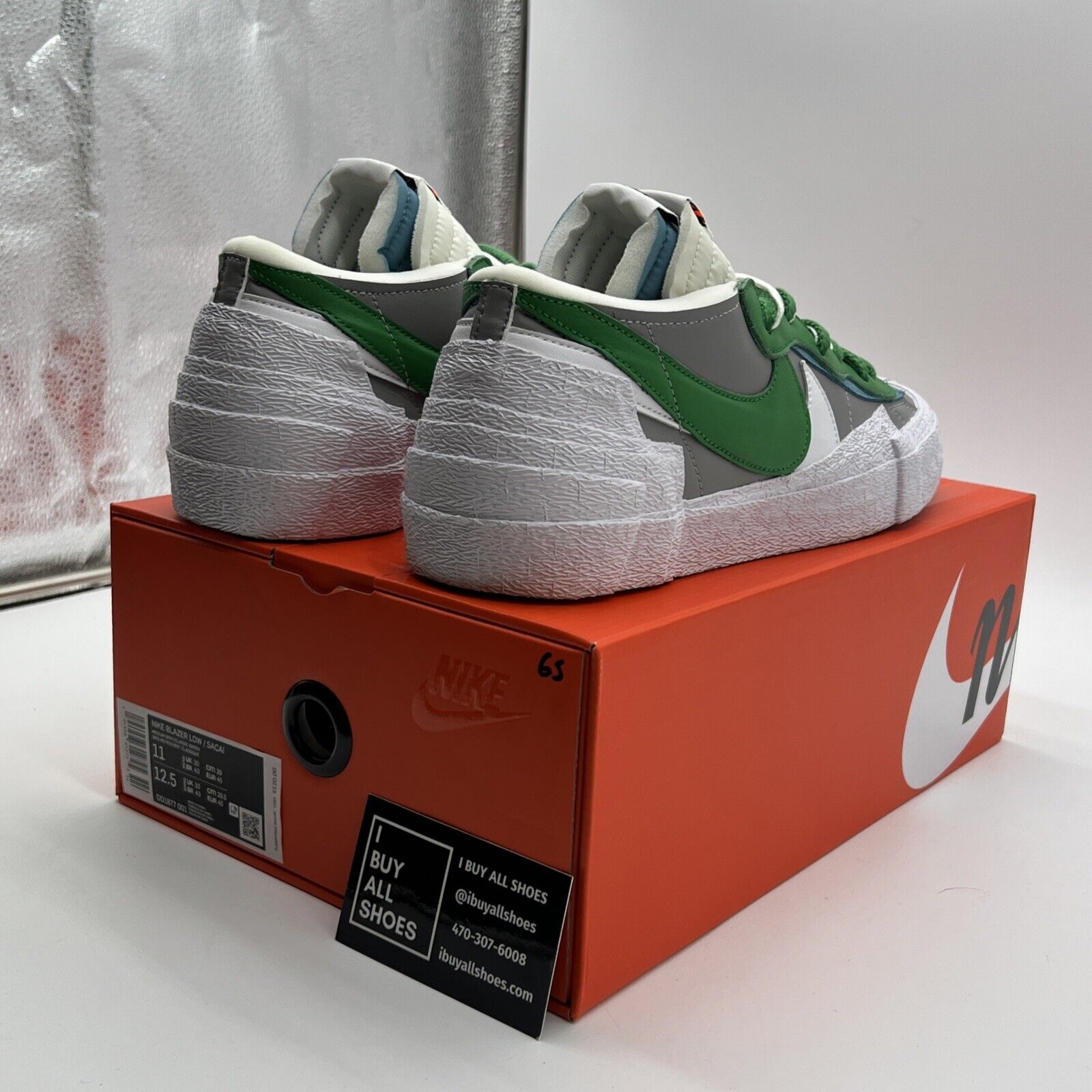 Size 11 - Nike sacai x Blazer Low Classic Green (DD1877-001)