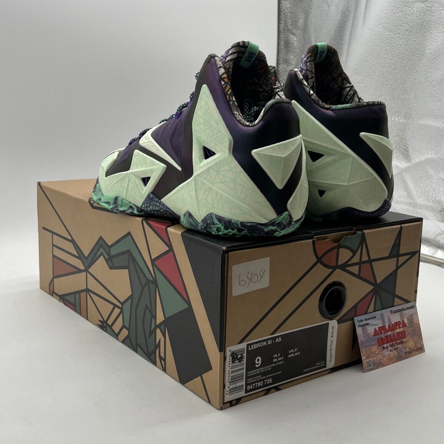 Size 9 - Nike LeBron 11 All Star - Gator King (647780-735)