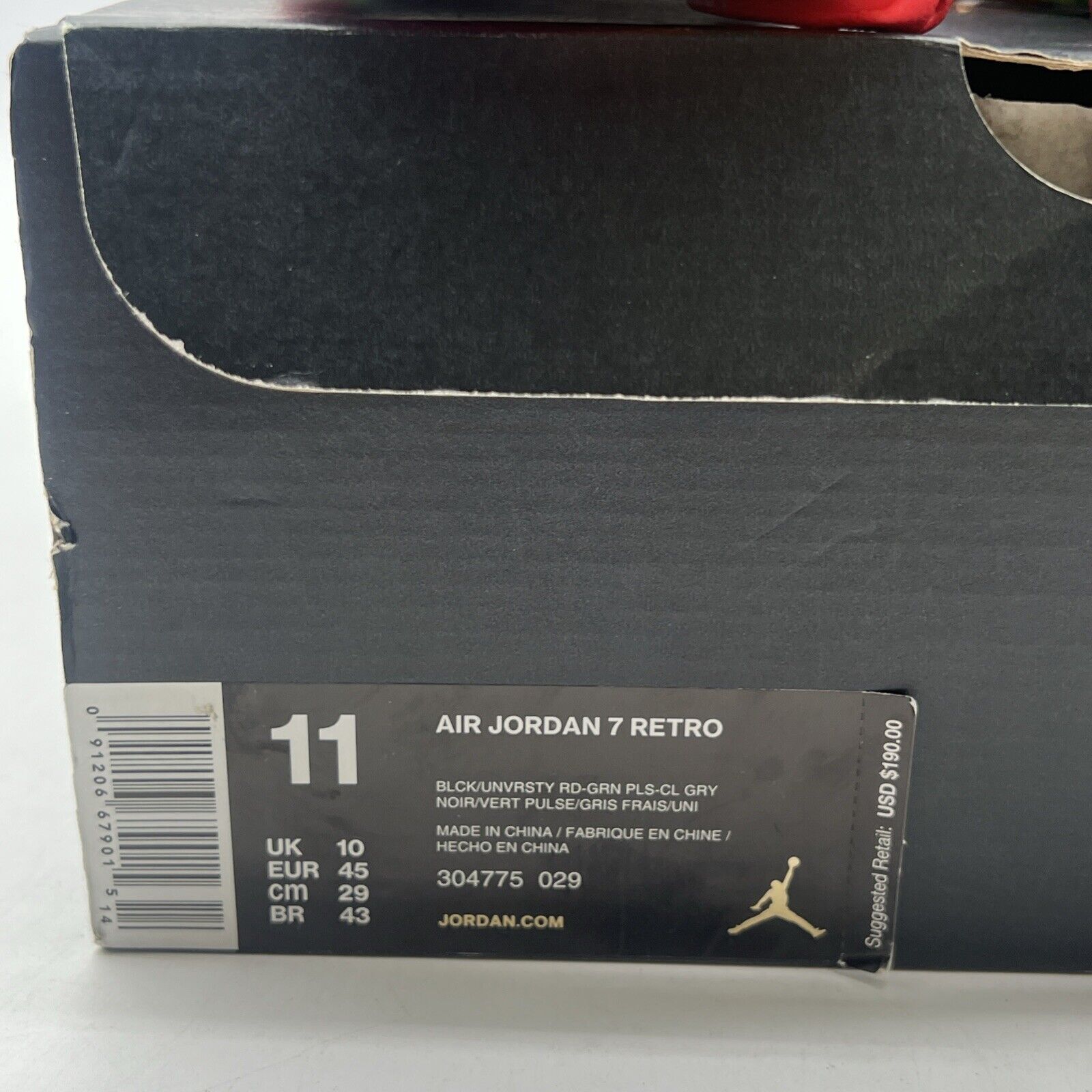 Size 11 - Air Jordan 7 Retro Marvin the Martian (304775-029)