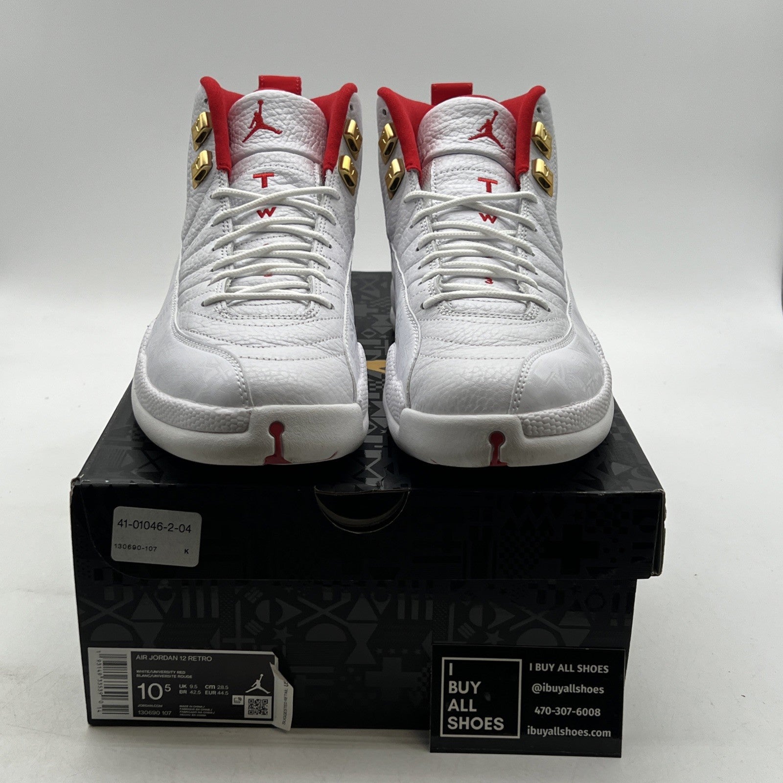 Size 10.5 - Air Jordan 12 Retro FIBA (130690-107)