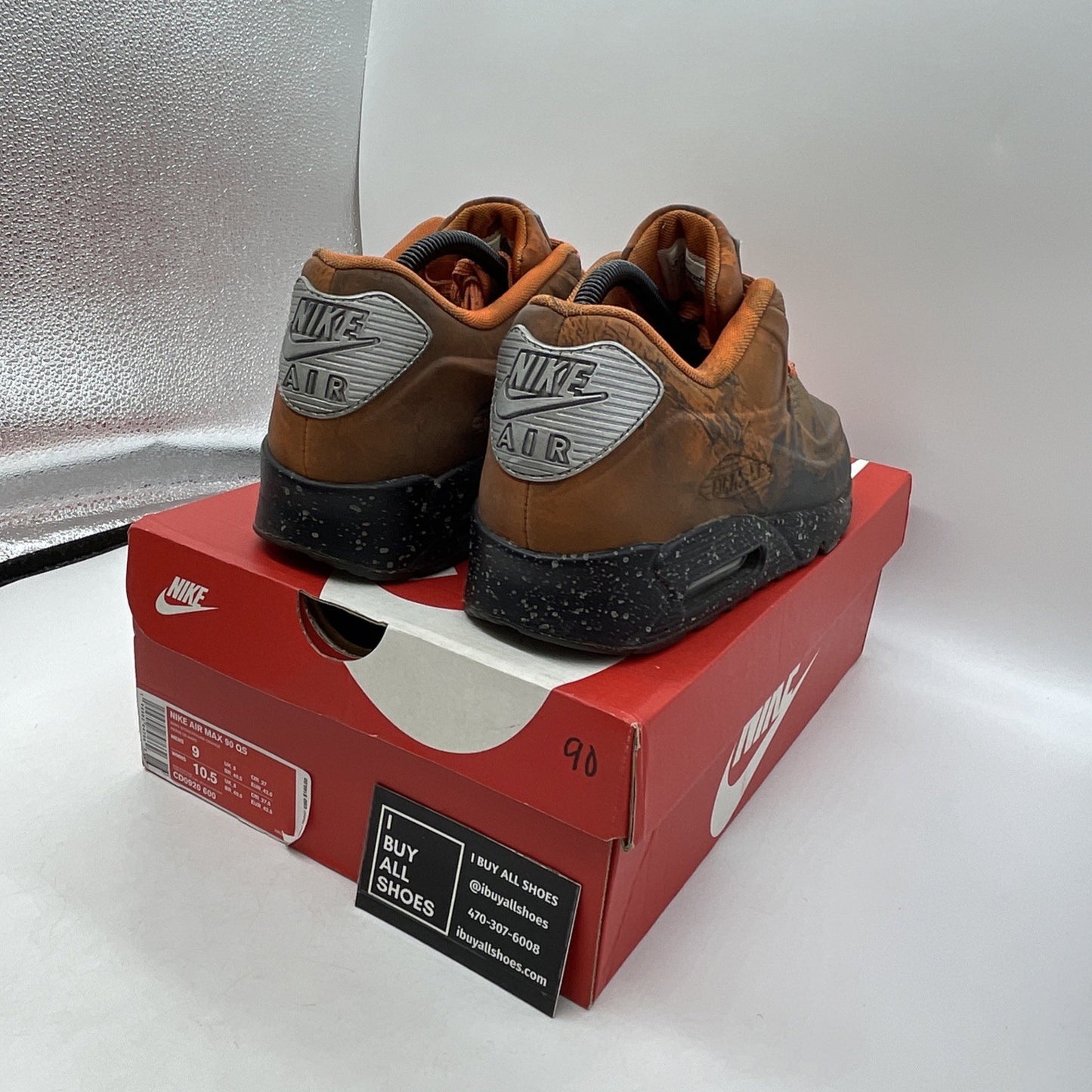 Size 9 - Nike Air Max 90 QS Mars Landing (CD0920-600)