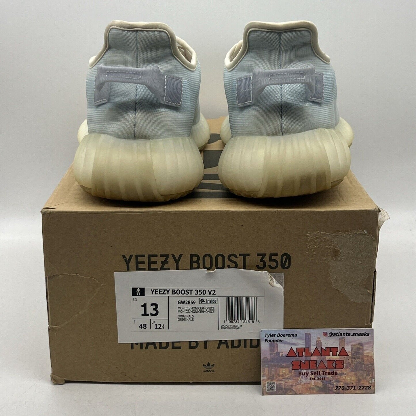 Size 13 - adidas Yeezy Boost 350 V2 Mono Ice Blue (GW2869)