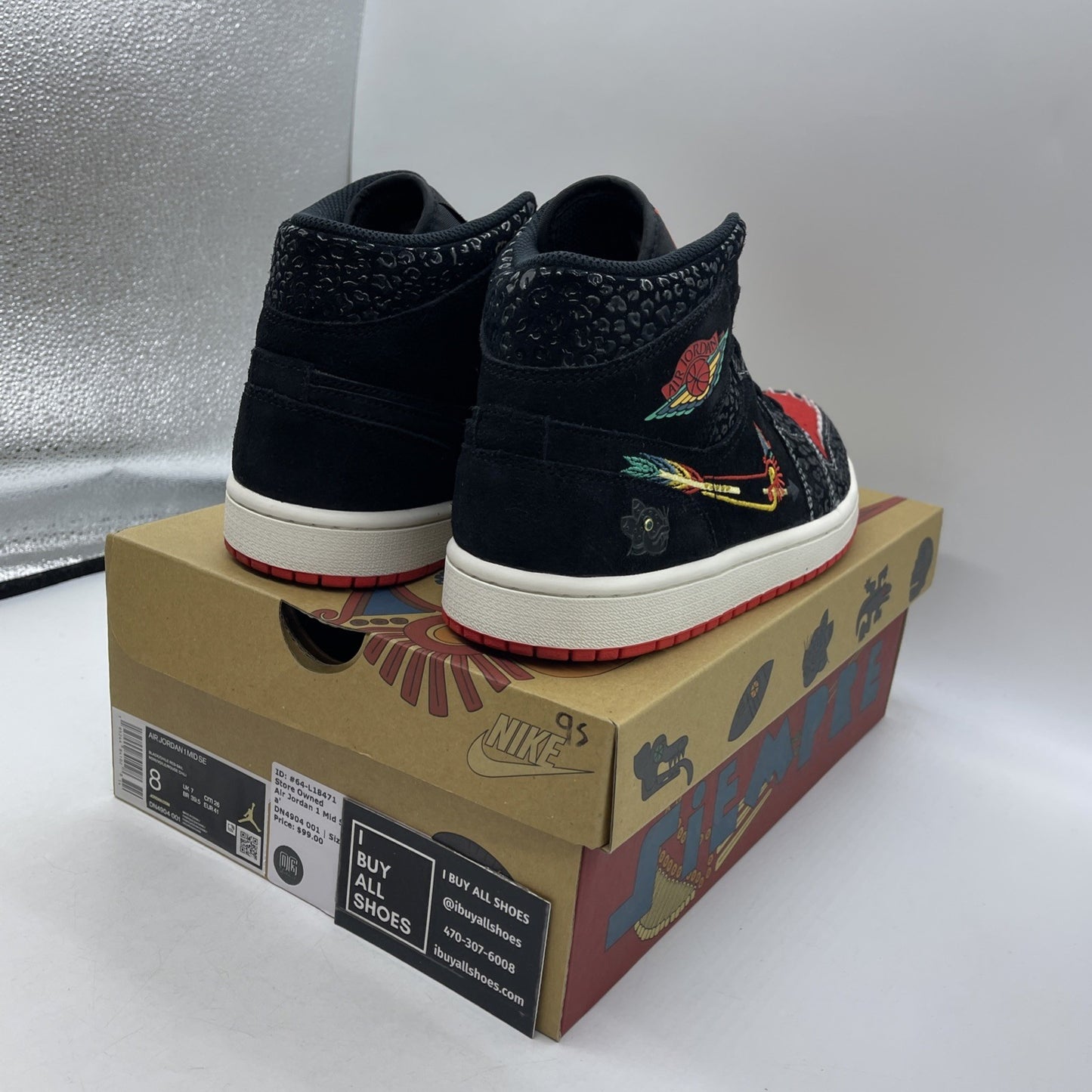 Size 8 - Air Jordan 1 SE Mid SiEMPRE Familia (DN4904-001)