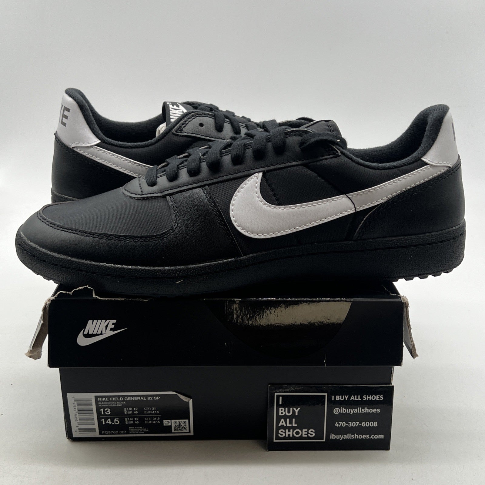 Size 13 - Nike Field General 82 SP Black White (FQ8762-001)