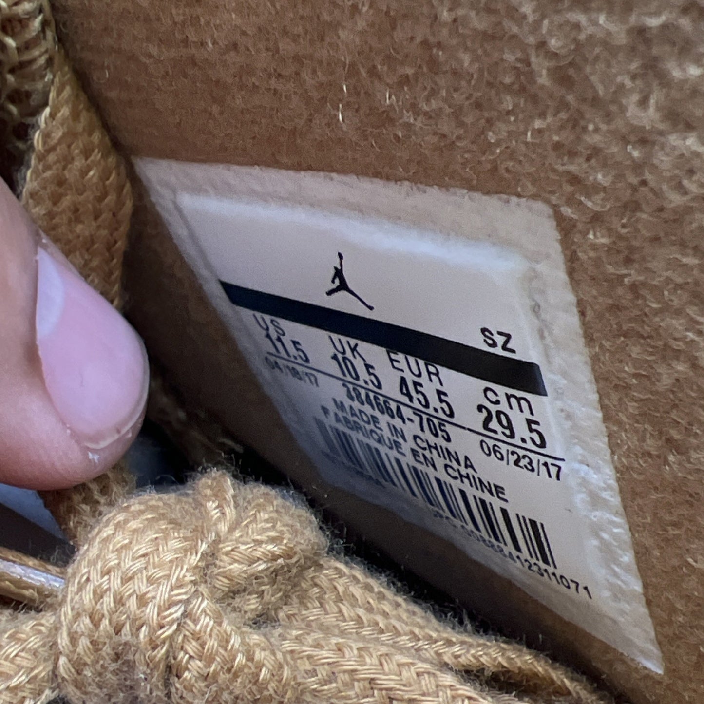 Size 11.5 - Air Jordan 6 Retro Wheat (384664-705)