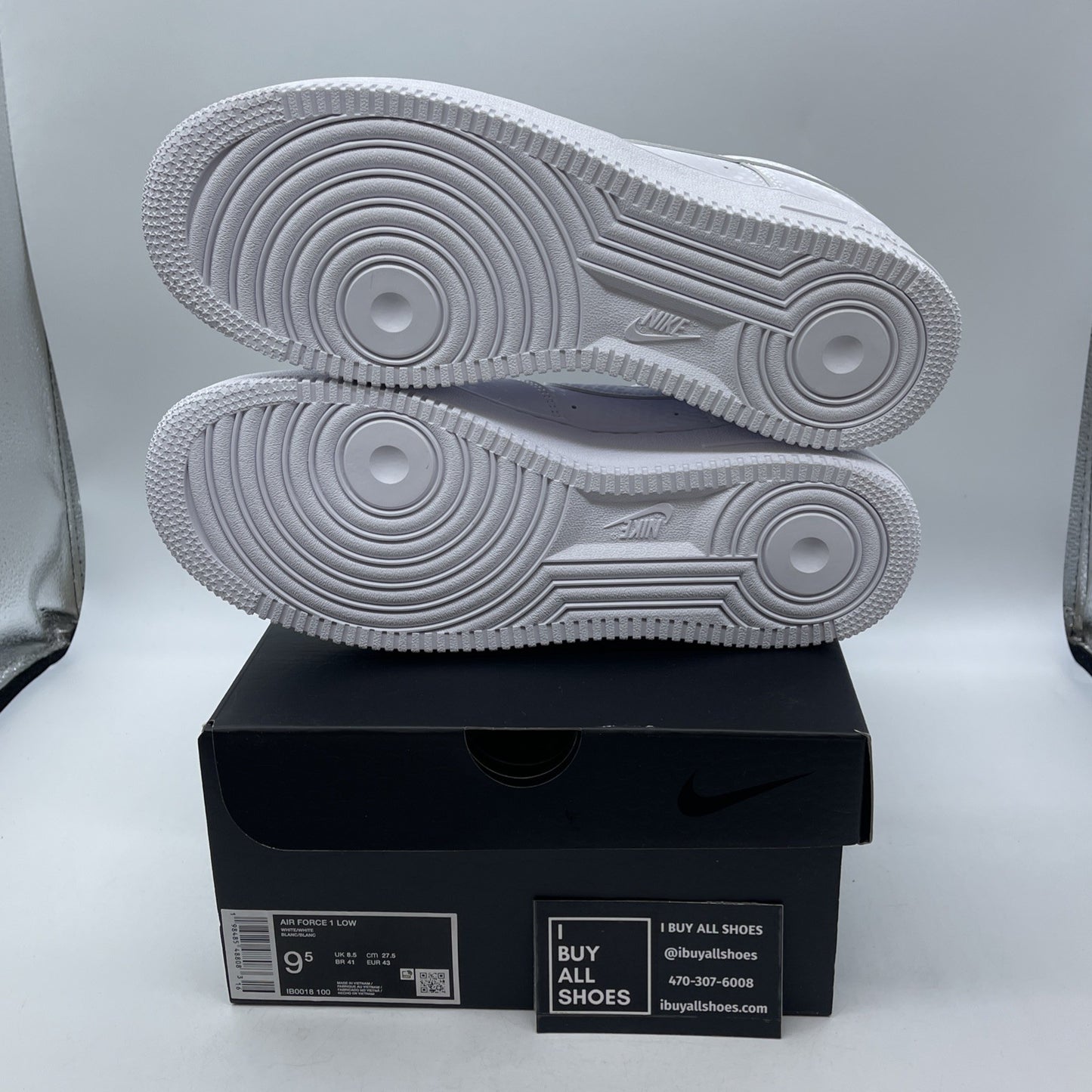 Size 9.5 - Nike Kobe Bryant x Air Force 1 Low Forever White (IB0018-100)