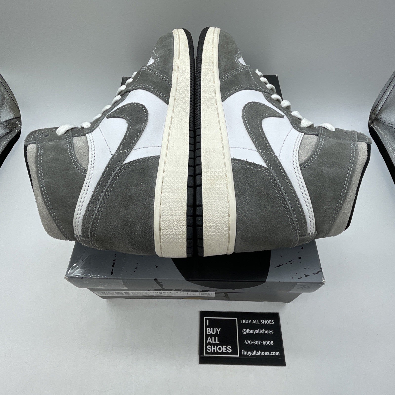 Size 4Y (GS) - Air Jordan 1 High Retro OG Washed Black (FD1437-051)