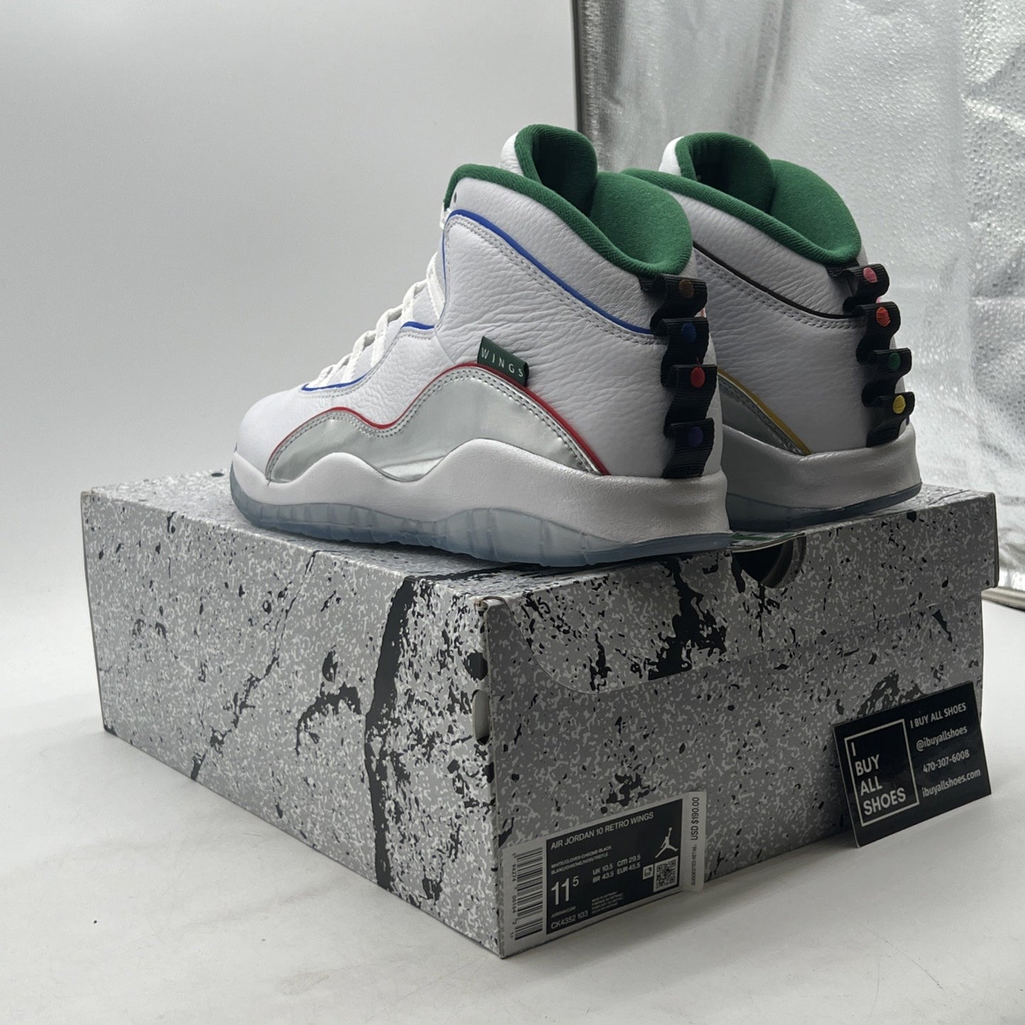 Size 11.5 - Air Jordan 10 Retro Wings (CK4352-103)