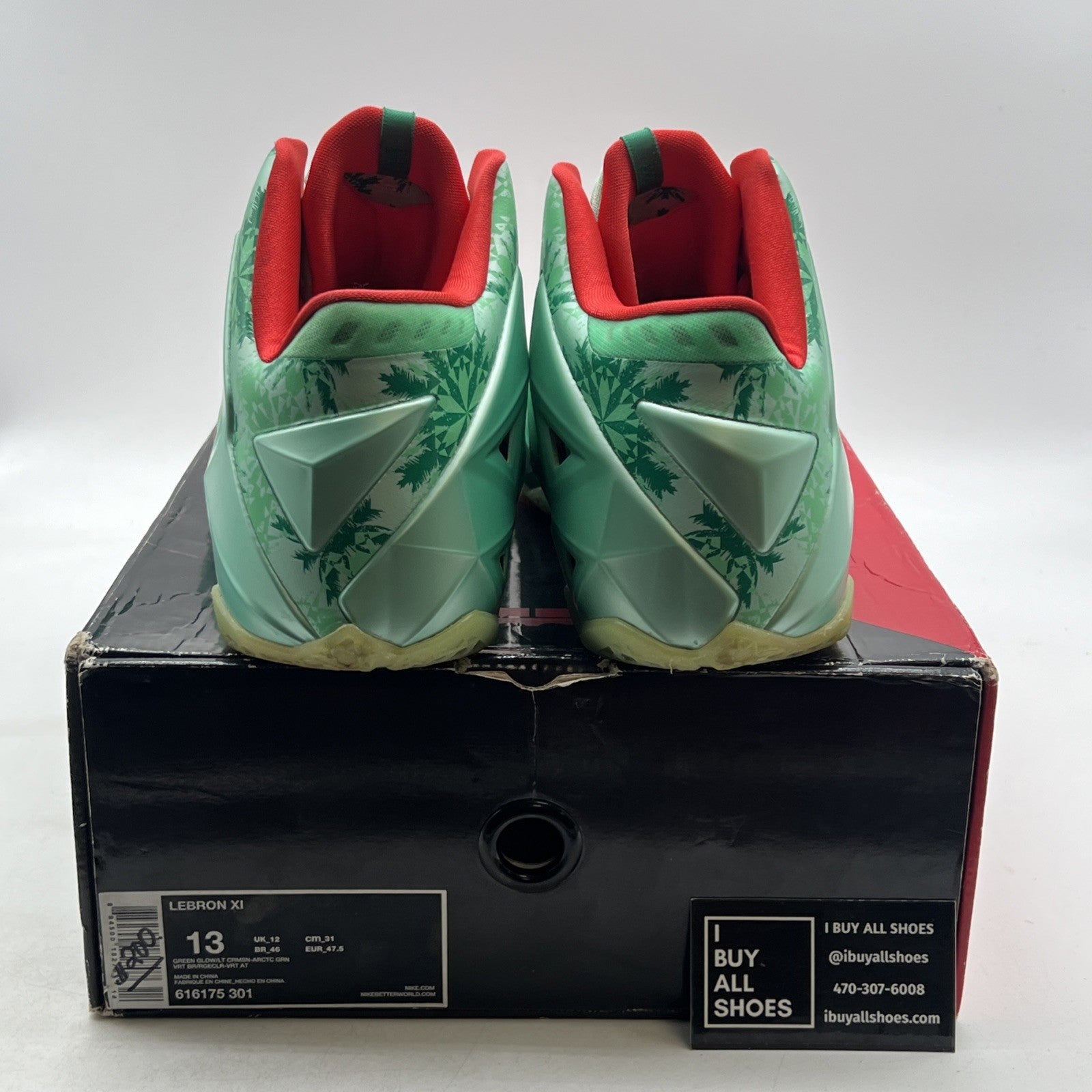 Size 13 - Nike LeBron 11 Christmas (616175-301)