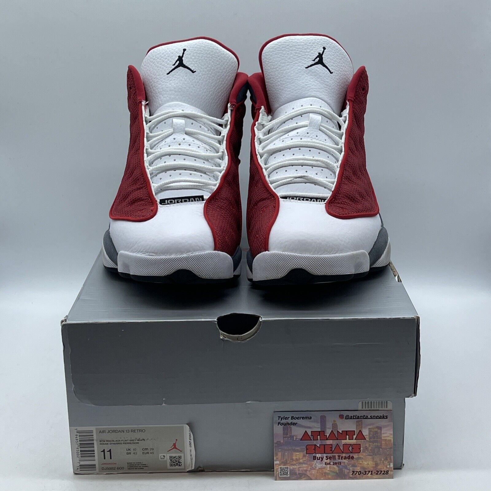 Size 11 - Jordan 13 Red/White Gray - (DJ5982600)