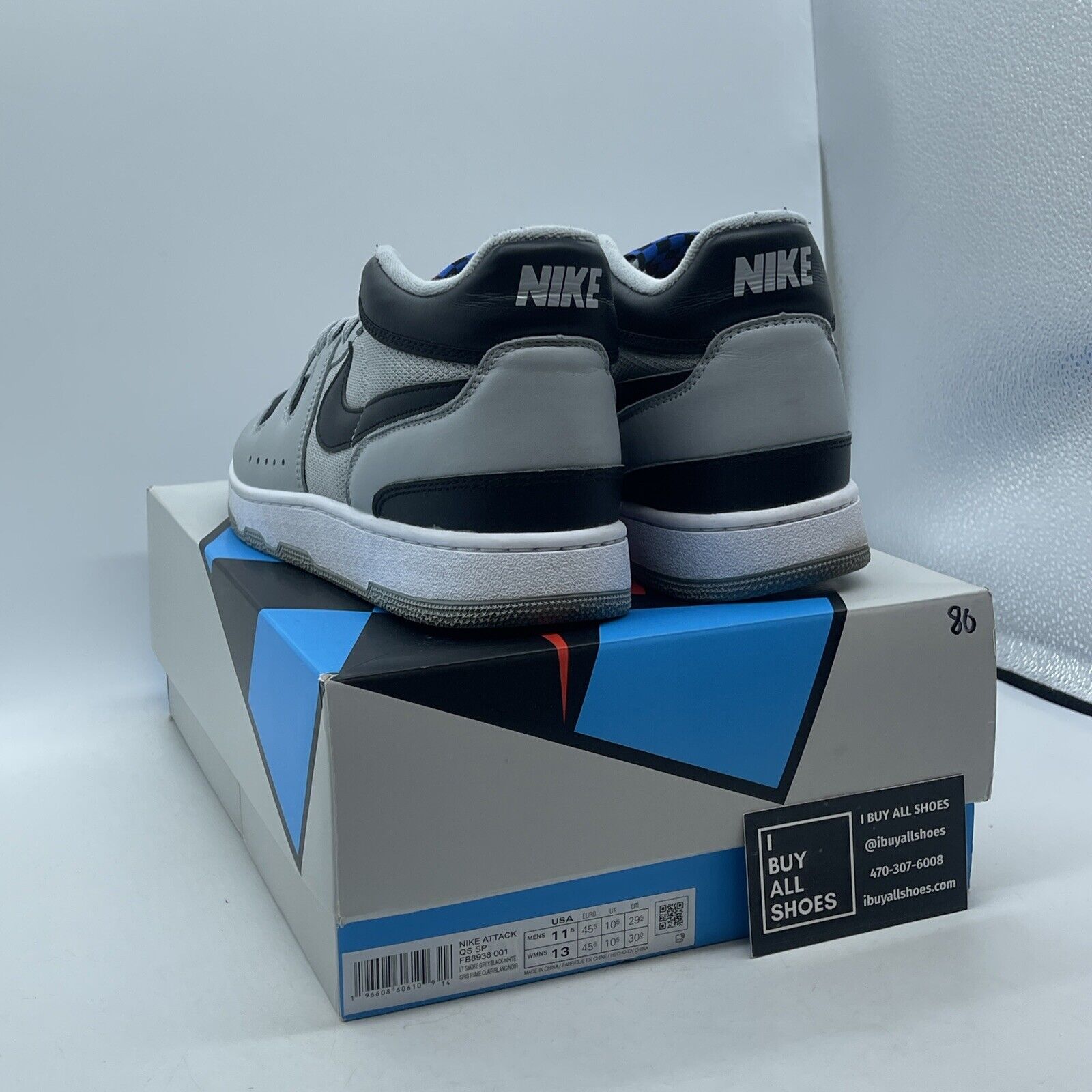 Size 11.5 - Nike Mac Attack QS SP OG 2023 Light Smoke Grey (FB8938-001)