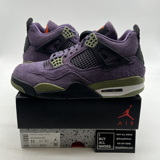 Size 11 - Air Jordan 4 Retro Mid Canyon Purple W (AQ9129-500)