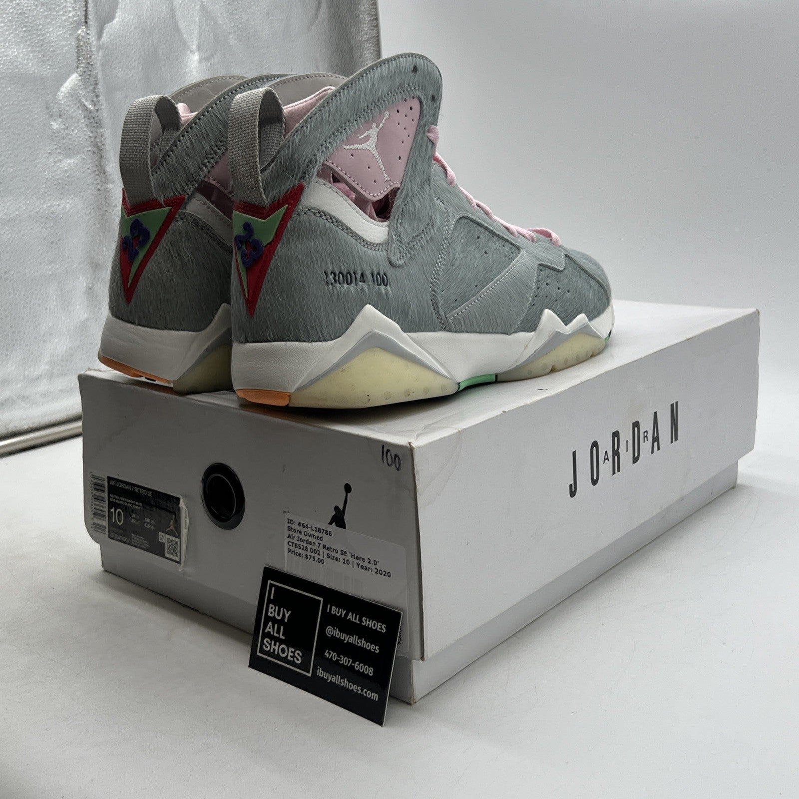Size 10 - Air Jordan 7 Retro SE Hare 2.0 (CT8528-002)