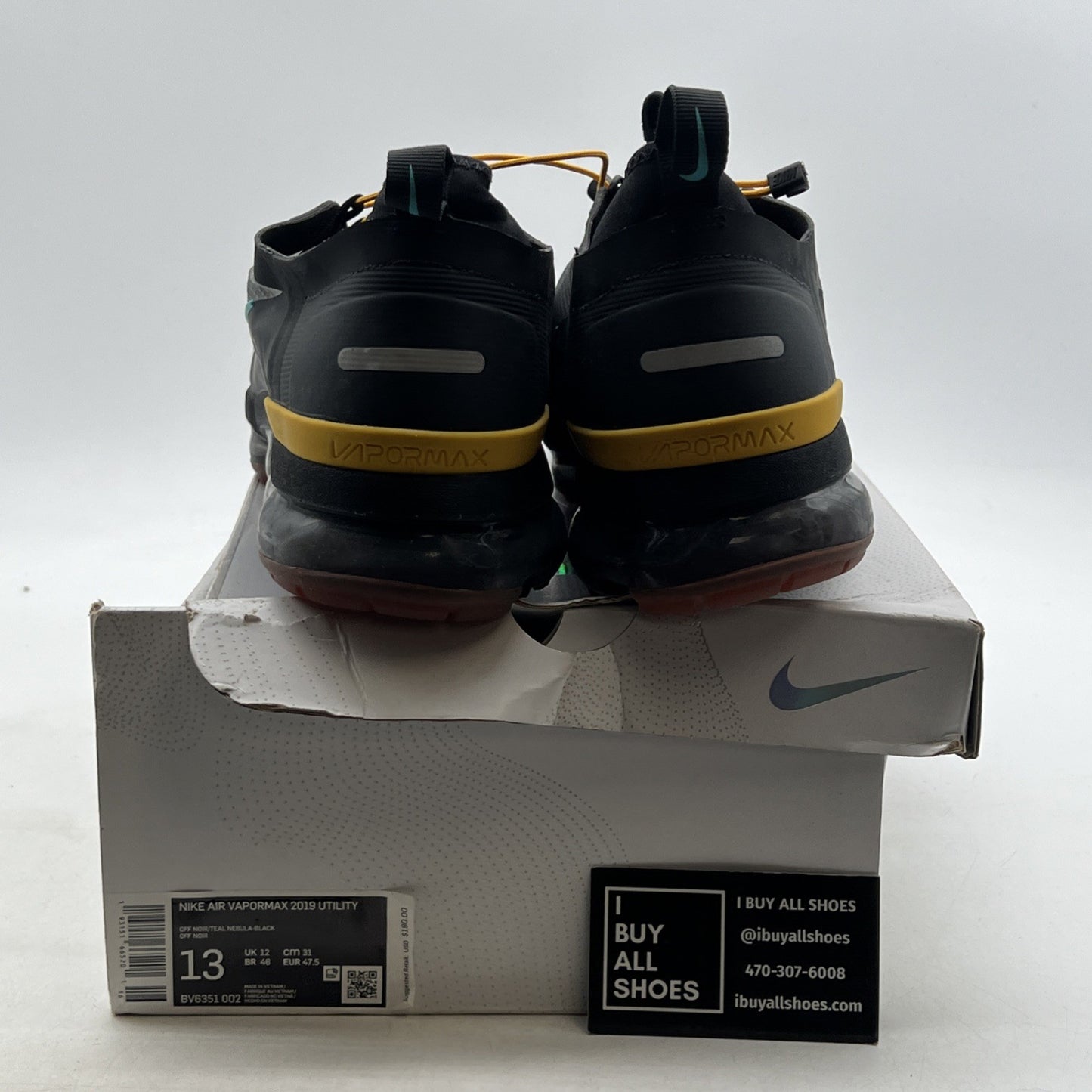 Size 13 - Nike Air VaporMax 2019 Utility Off Noir (BV6351-002)