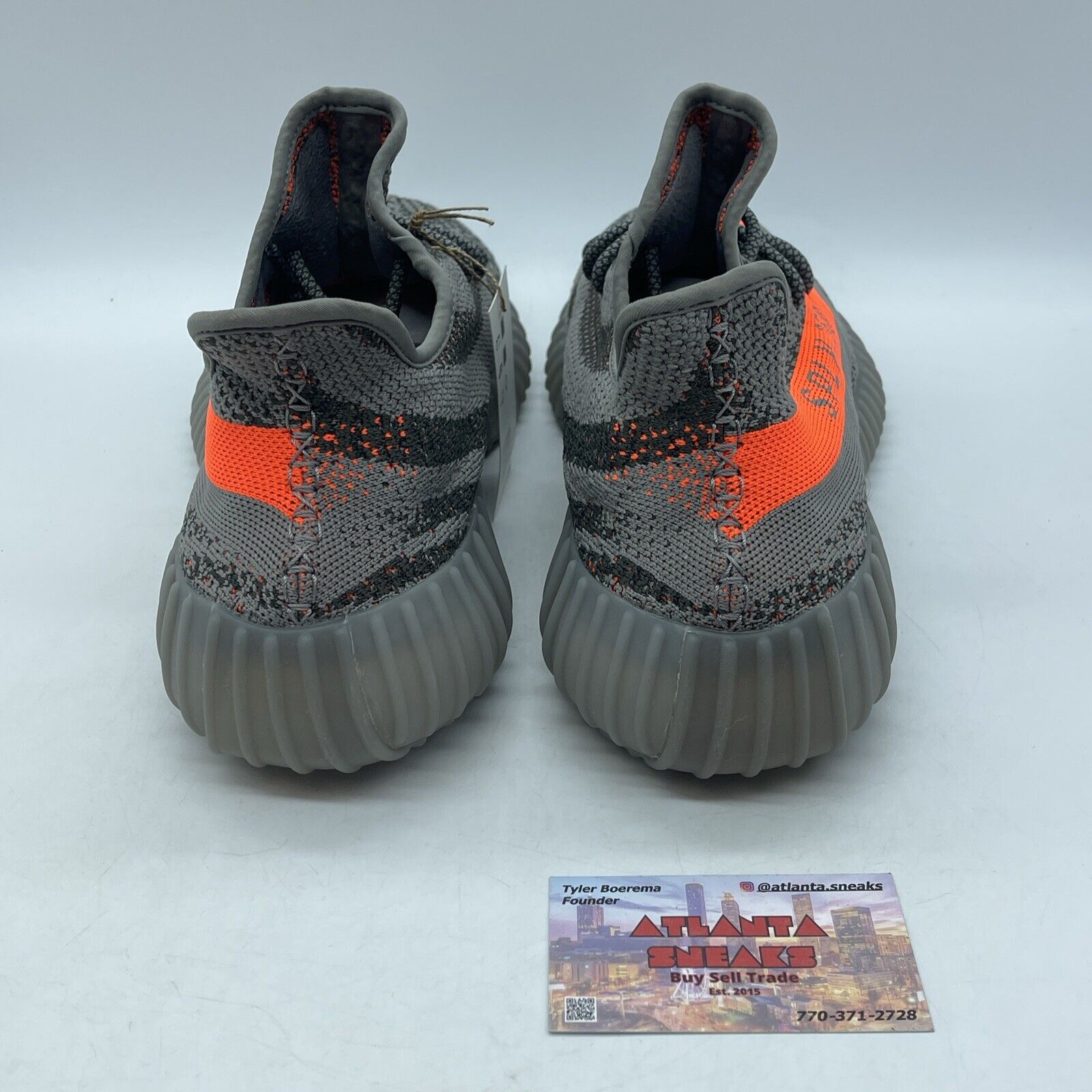 Size 13 - adidas Yeezy Boost 350 V2 Low Beluga Reflective Grey Orange (GW1229)