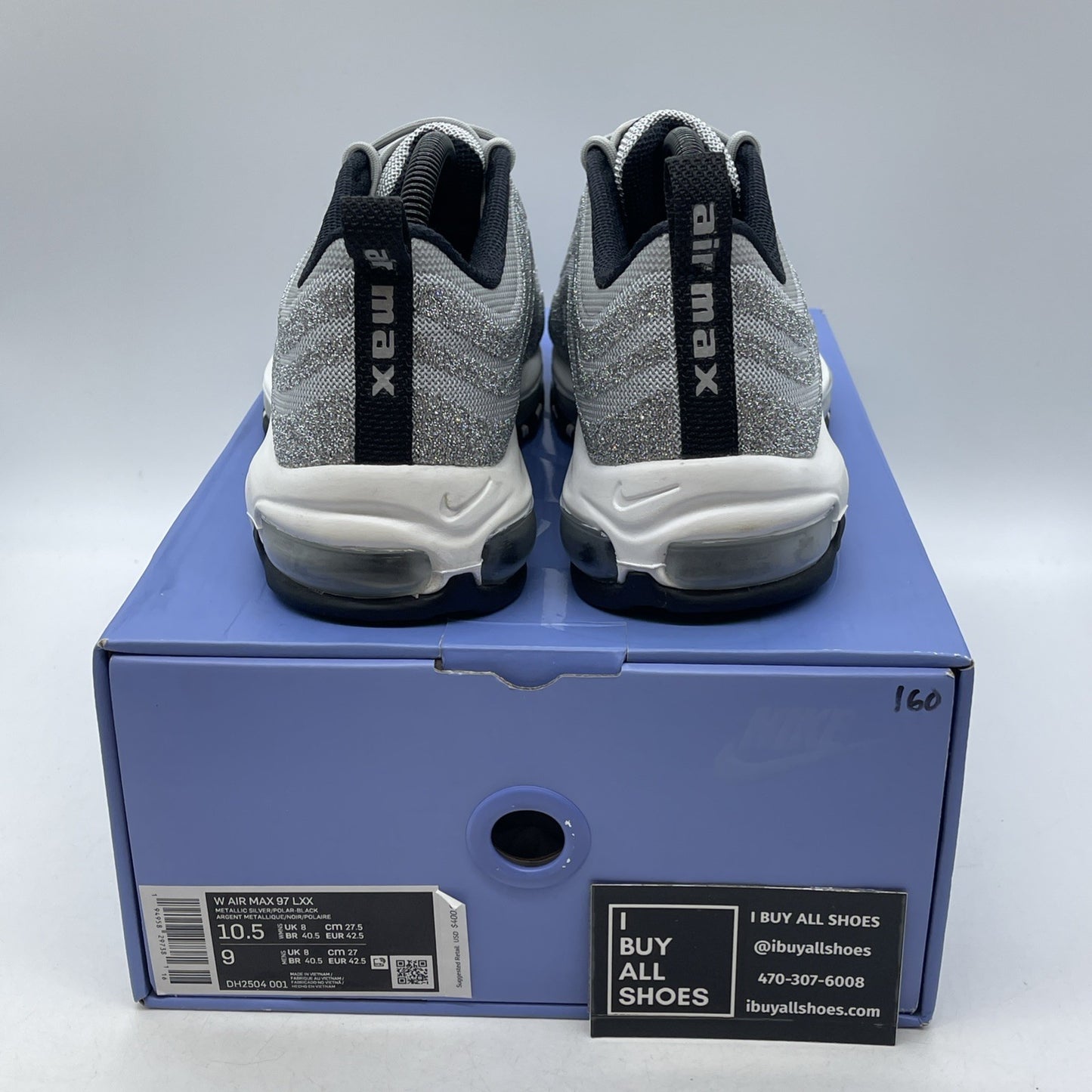 Size 10.5W - Nike Swarovski x Air Max 97 Polar Blue (DH2504-001)