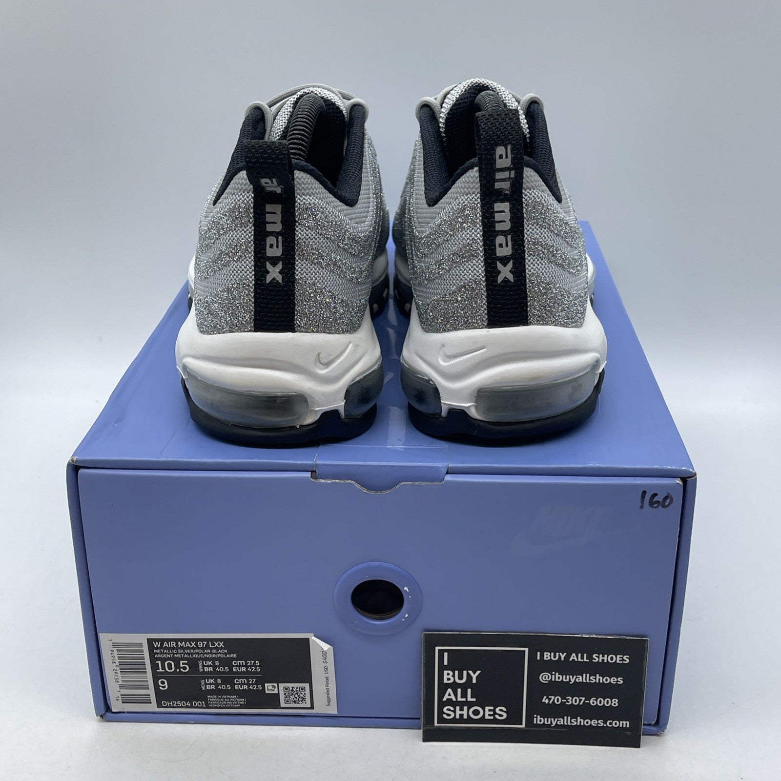 Size 10.5W - Nike Swarovski x Air Max 97 Polar Blue (DH2504-001)