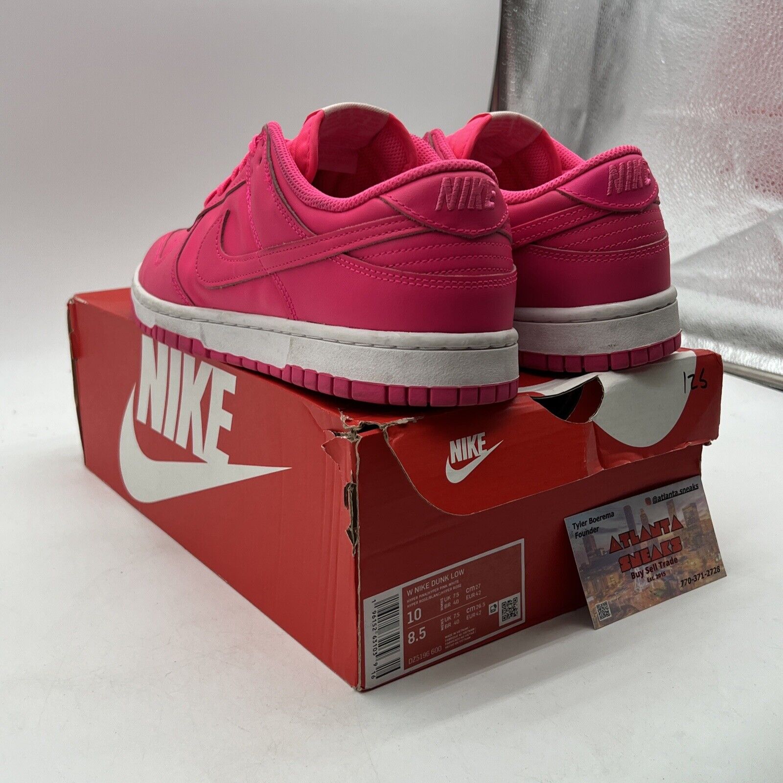 Size 10 - Nike Dunk Low Hyper Pink W (DZ5196-600)