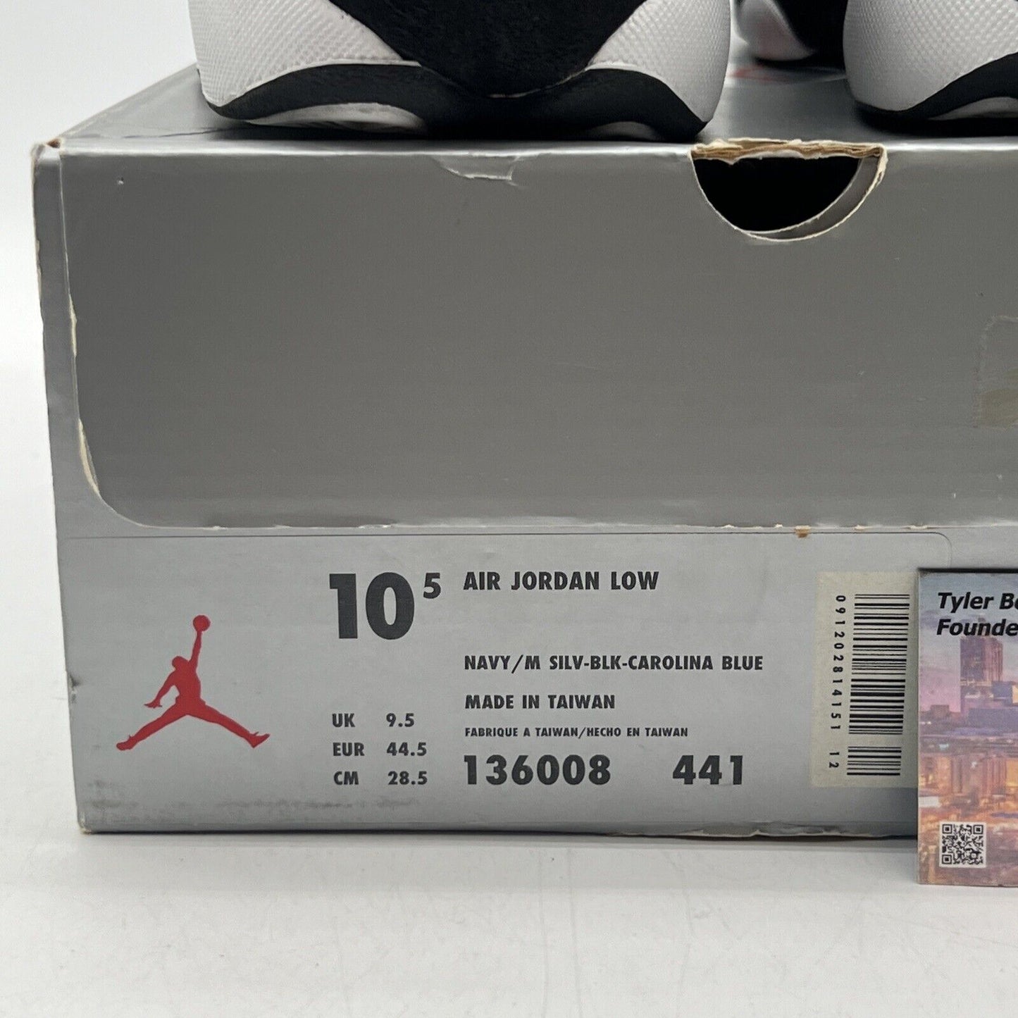 Size 10.5 - Air Jordan 13 OG 1998 Low Brave Blue Black White Leather 136008-441