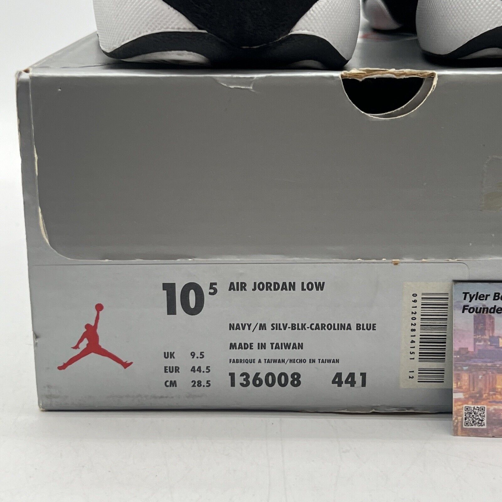 Size 10.5 - Air Jordan 13 OG 1998 Low Brave Blue Black White Leather 136008-441
