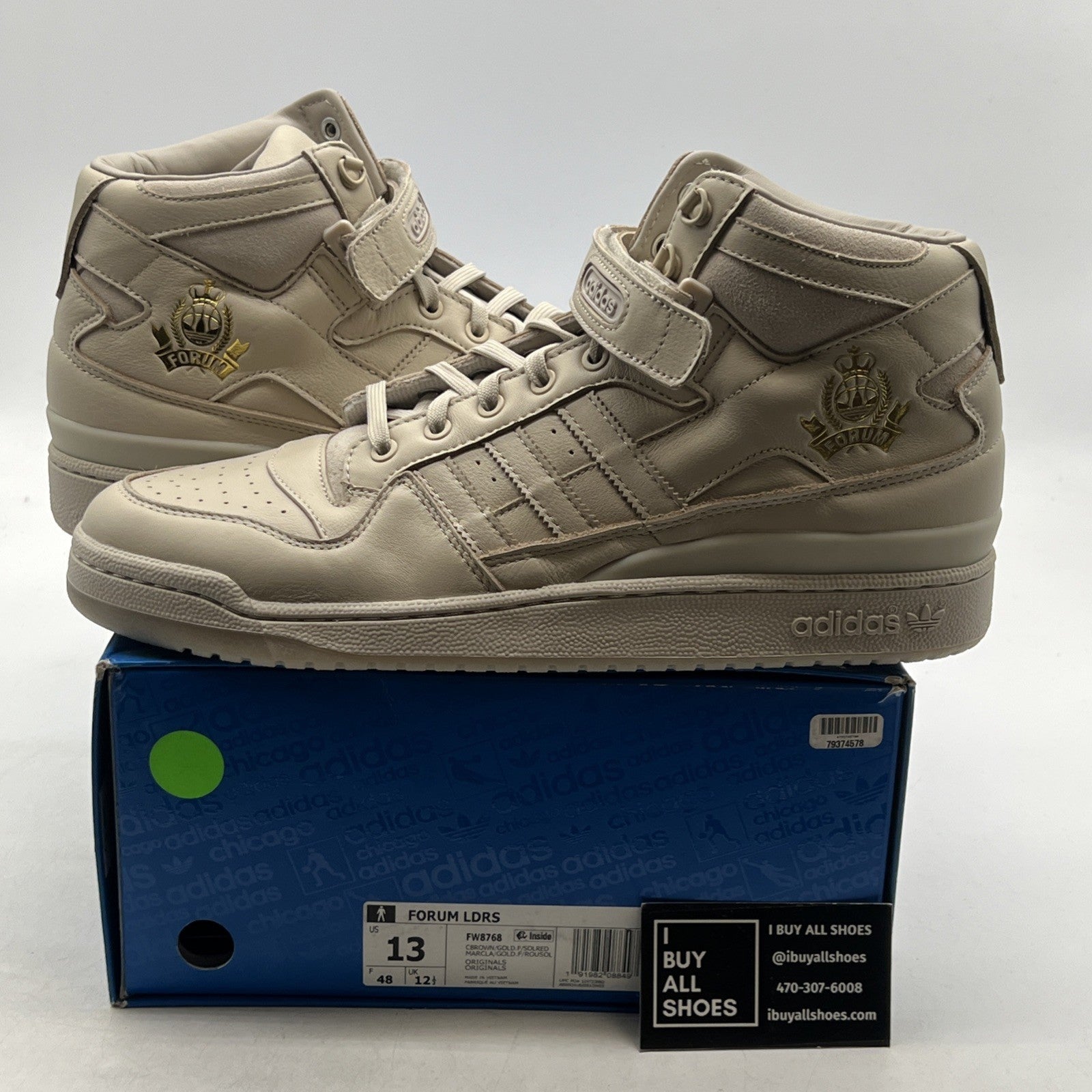 Size 13 - Leaders 1354 x Adidas Forum Friends & Family Mid Core Brown (FW8768)