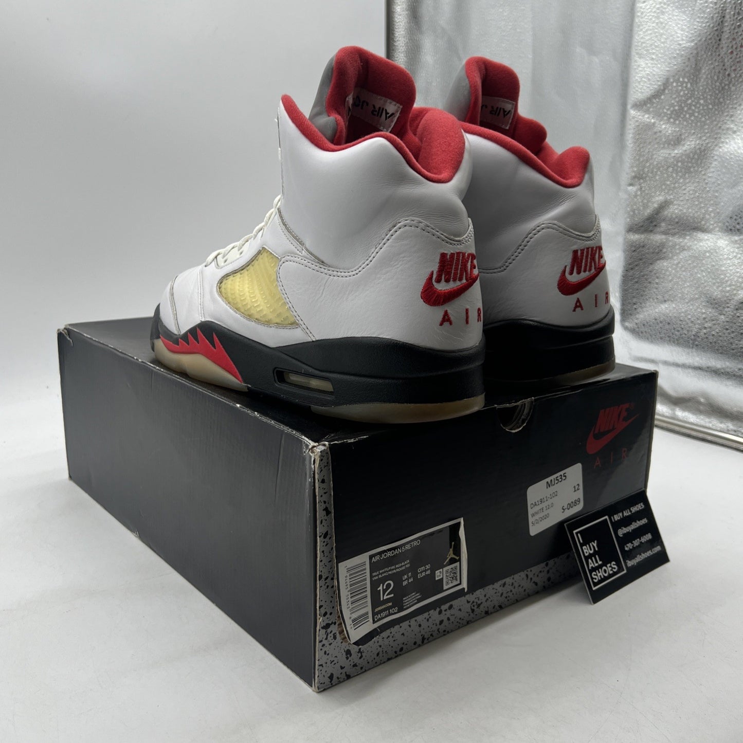 Size 12 - Air Jordan 5 Retro Mid Fire Red (DA1911-102)