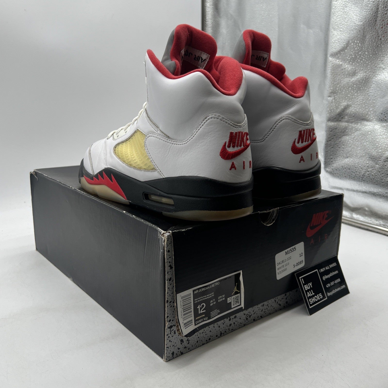 Size 12 - Air Jordan 5 Retro Mid Fire Red (DA1911-102)