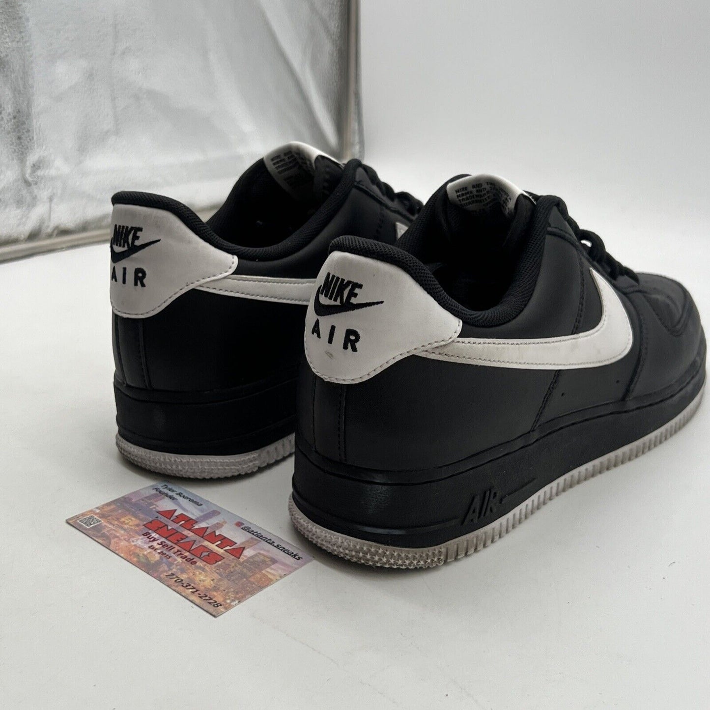 Size 11 - Nike Air Force 1 '07 Black White (DC2911-002)