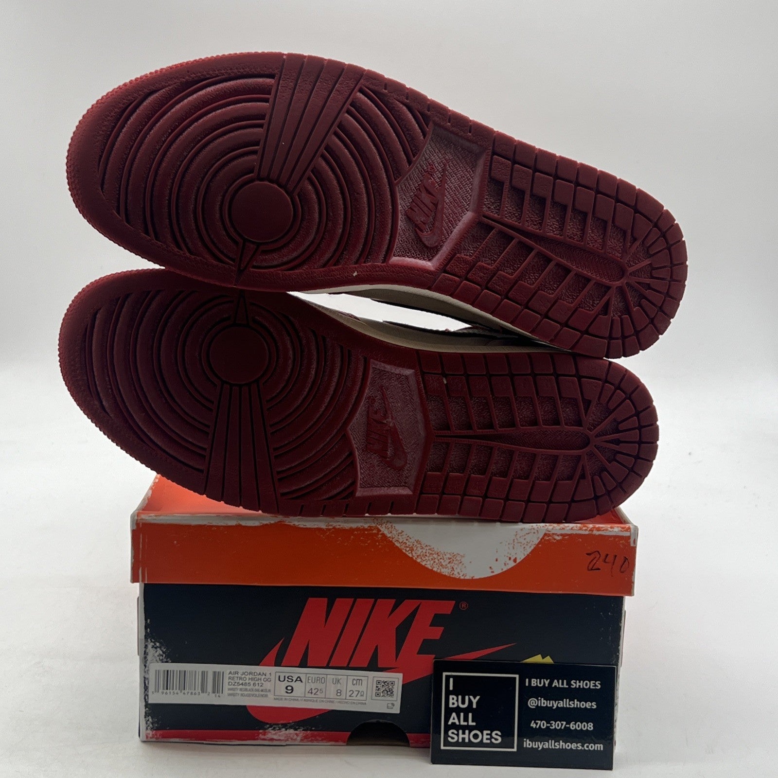 Size 9 - Air Jordan 1 Retro High OG Chicago Reimagined Lost & Found (DZ5485-612)
