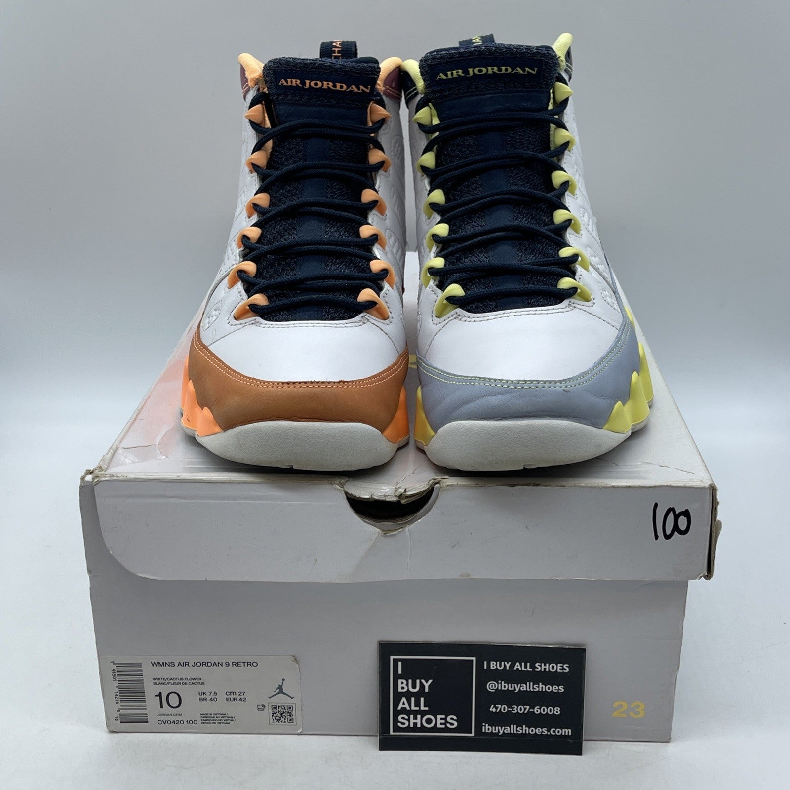 Size 10W - Air Jordan 9 Retro Change The World (CV0420-100)