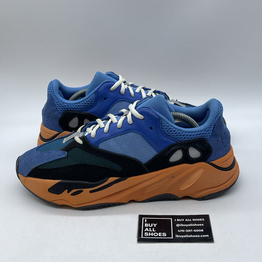 Size 11 - adidas Yeezy Boost 700 Bright Blue Black Suede Leather (GZ0541)