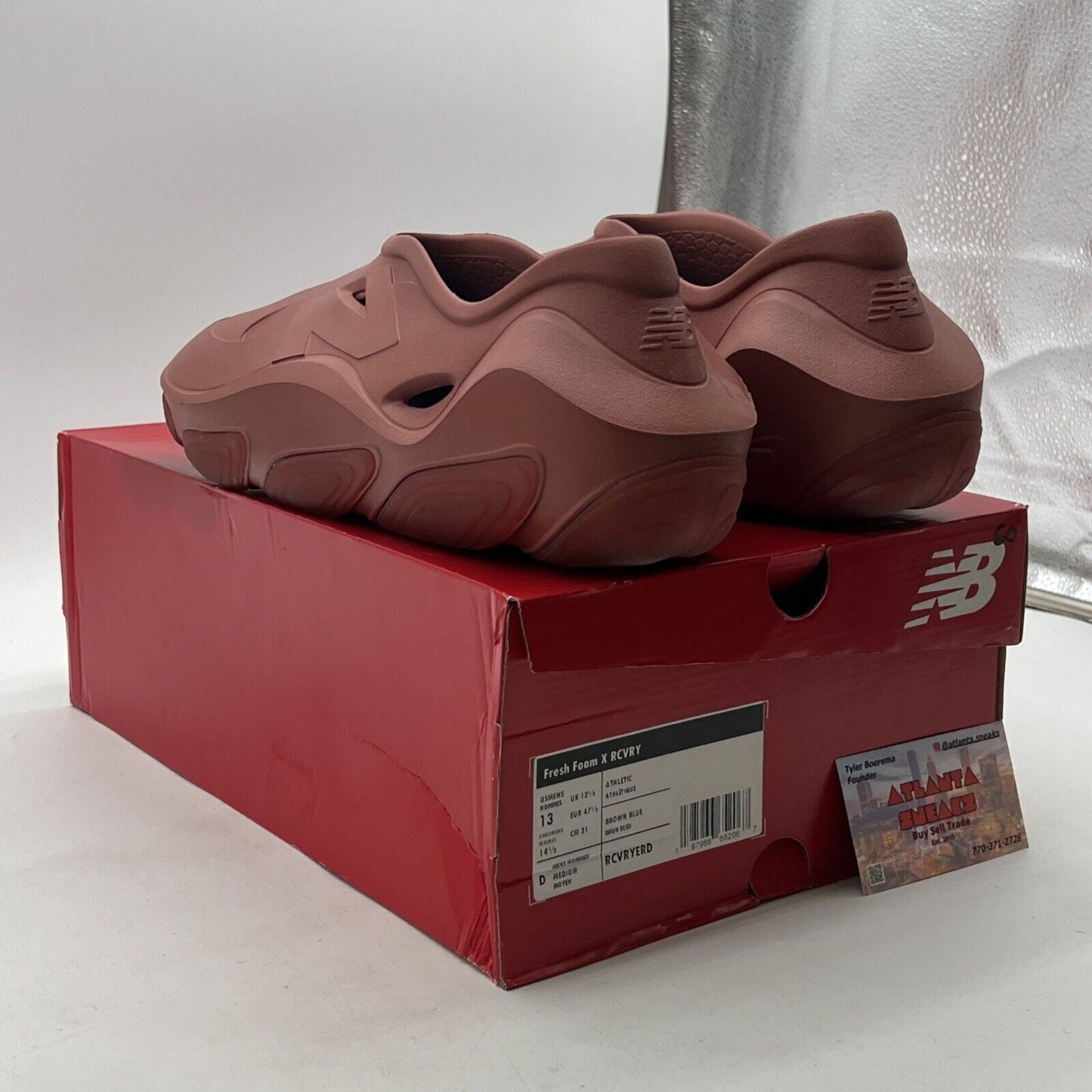 Size 13 - New Balance Fresh Foam X RCVRY Tamarind with Spice Blue Yeezy Comfort