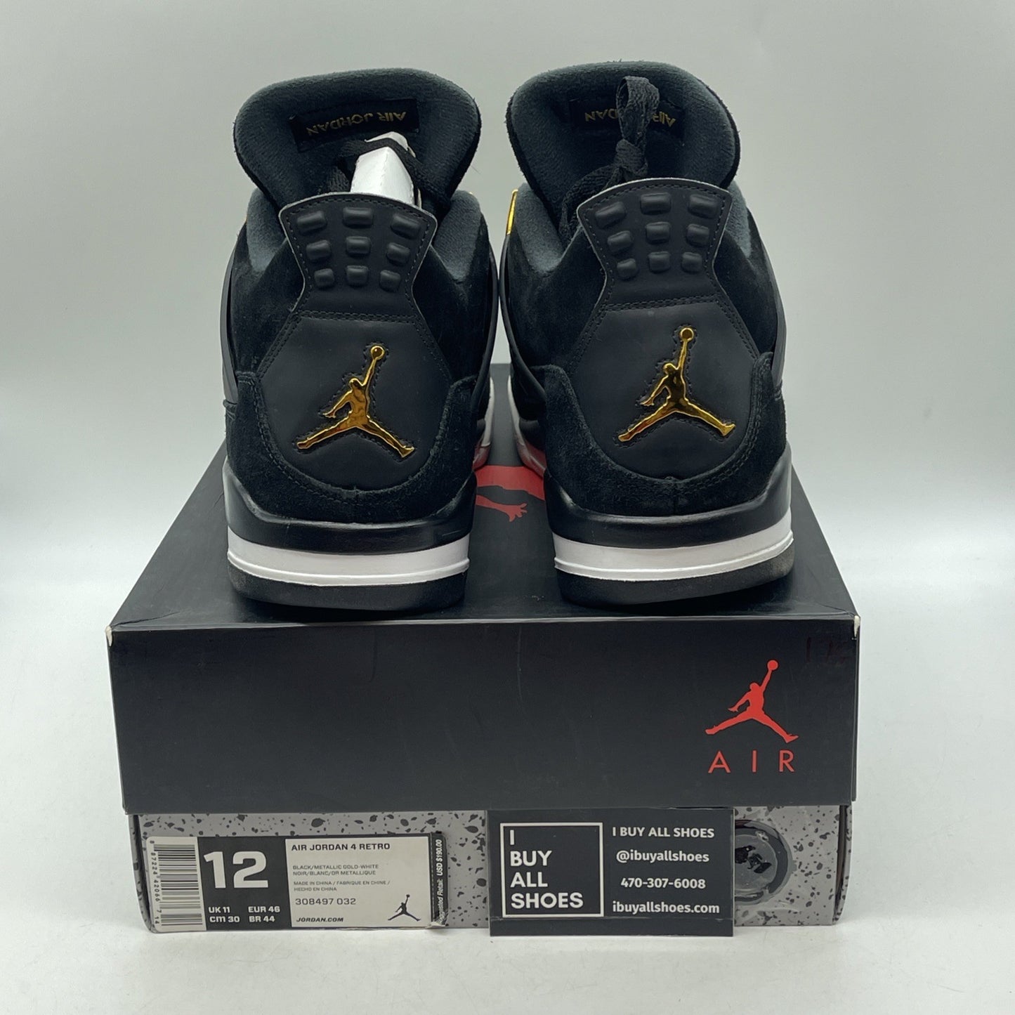 Size 12 - Air Jordan 4 Retro Royalty 2017 (308497-032)
