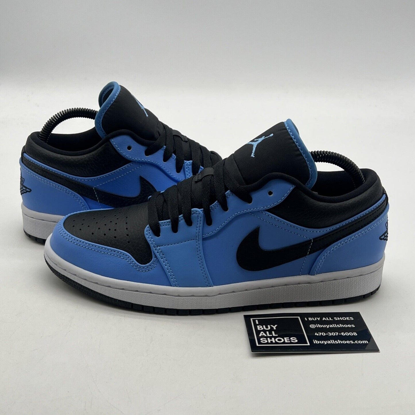 Size 8 - Air Jordan 1 Low University Blue Black (553558-403)