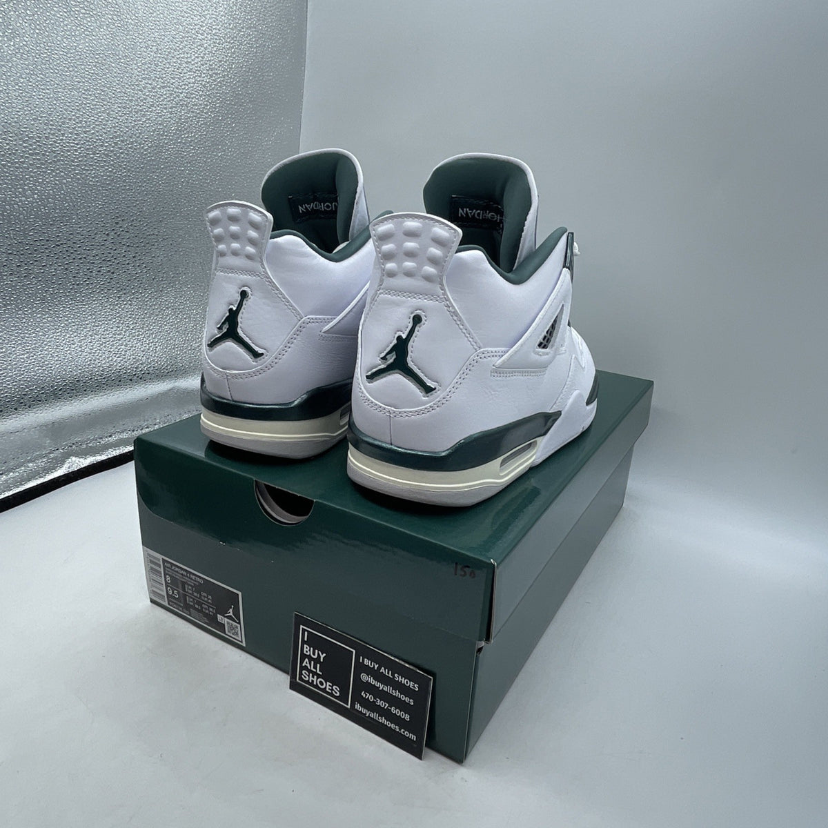 Size 8 - Air Jordan 4 Retro Oxidized Green (FQ8138-103)