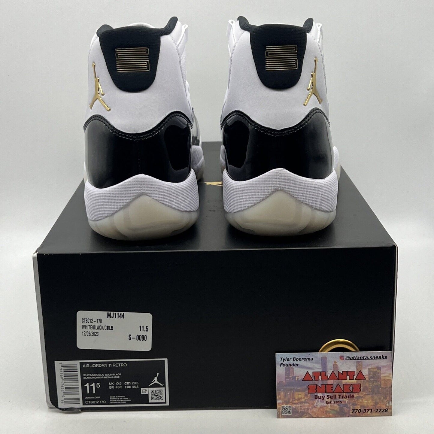 Size 11.5 - Jordan 11 Retro Mid Gratitude / Defining Moments Black (CT8012-170)