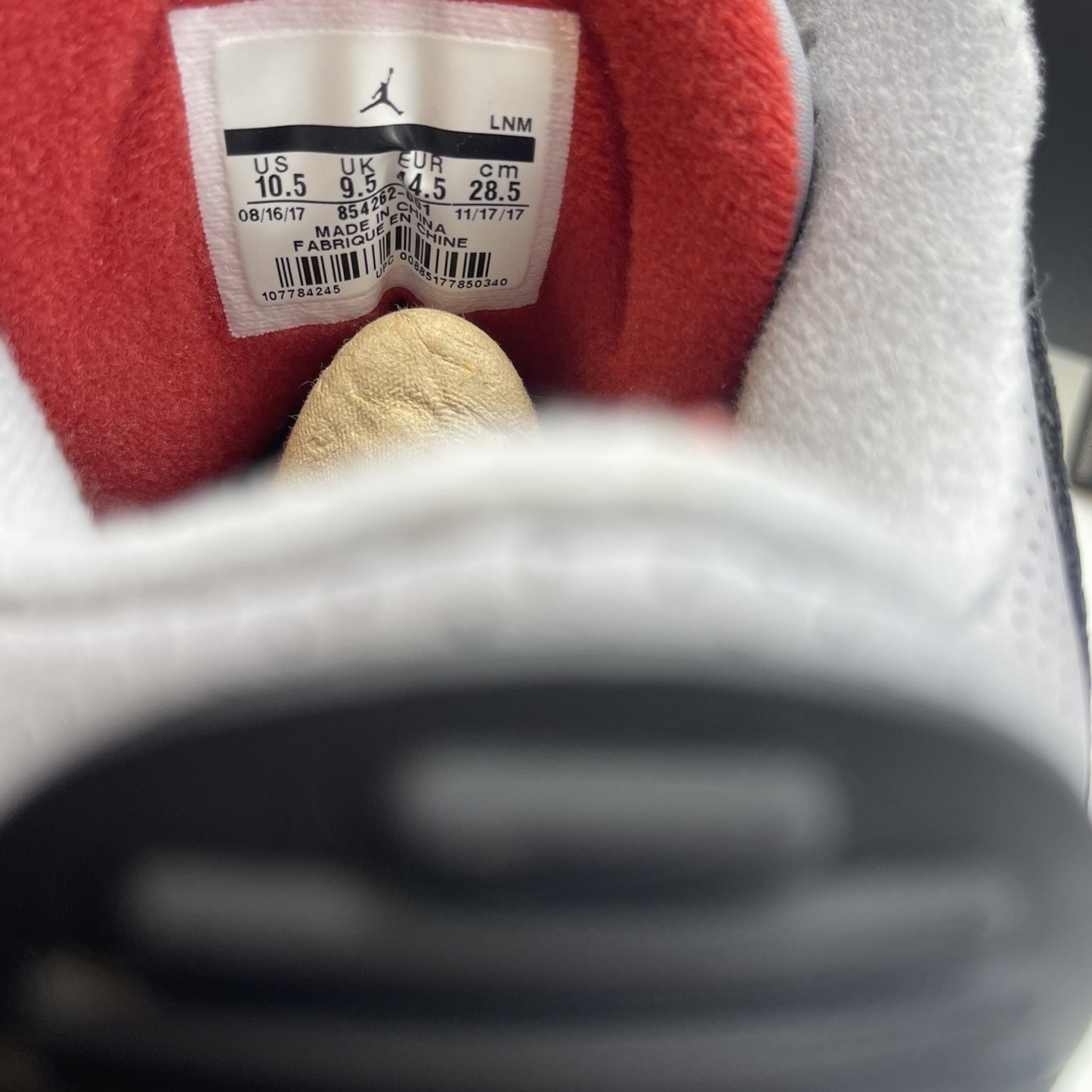 Size 10.5 - Air Jordan 3 Retro OG Mid Black Cement (854262-001)