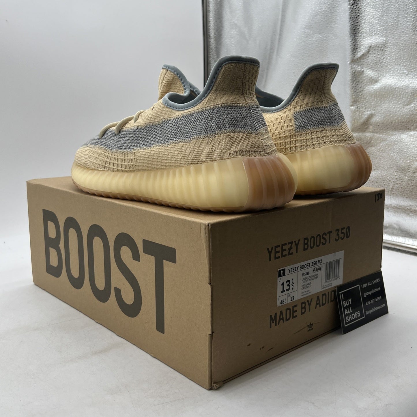 Size 13.5 - adidas Yeezy Boost 350 V2 Linen (FY5158)
