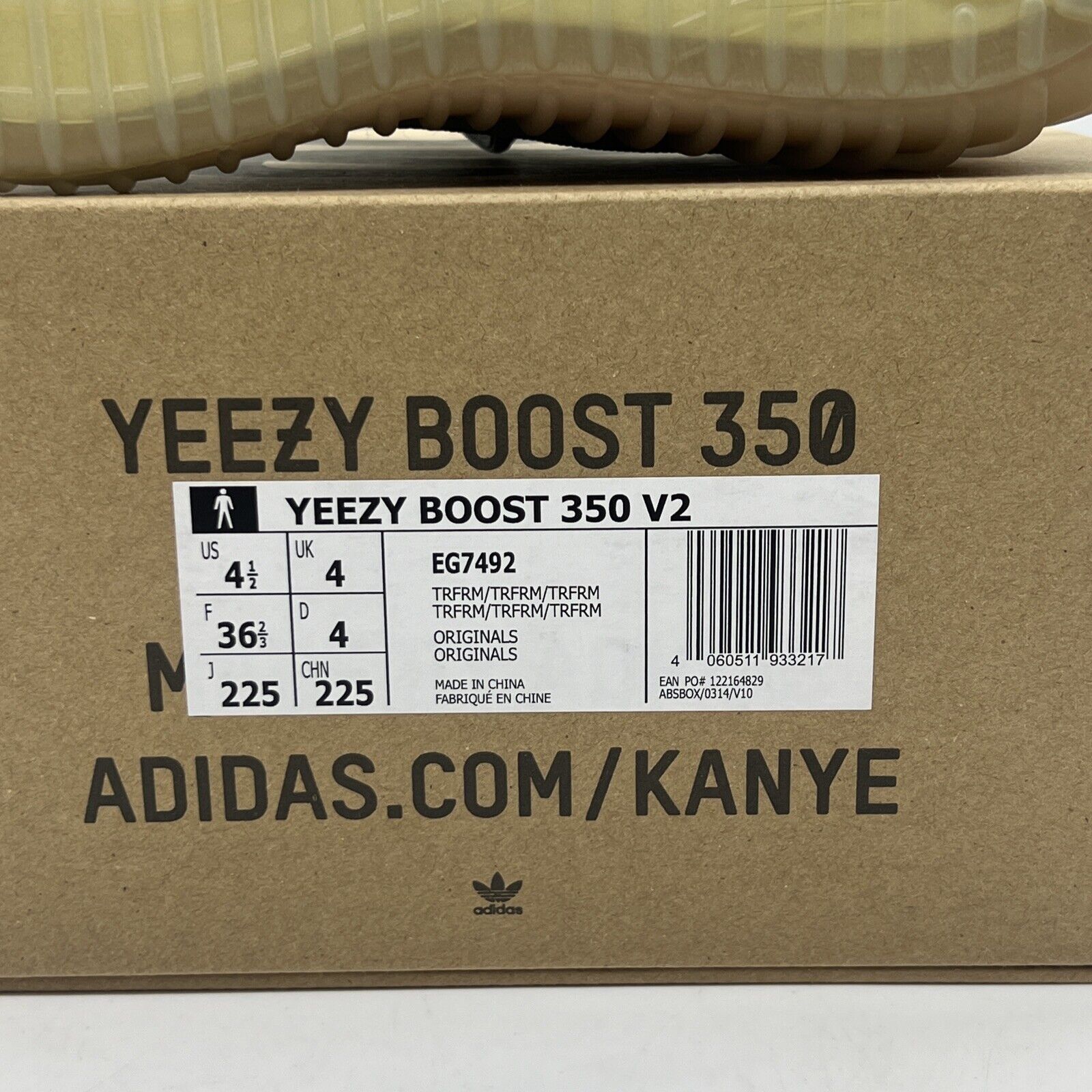 Size 4.5 - adidas Yeezy Boost 350 V2 True Form