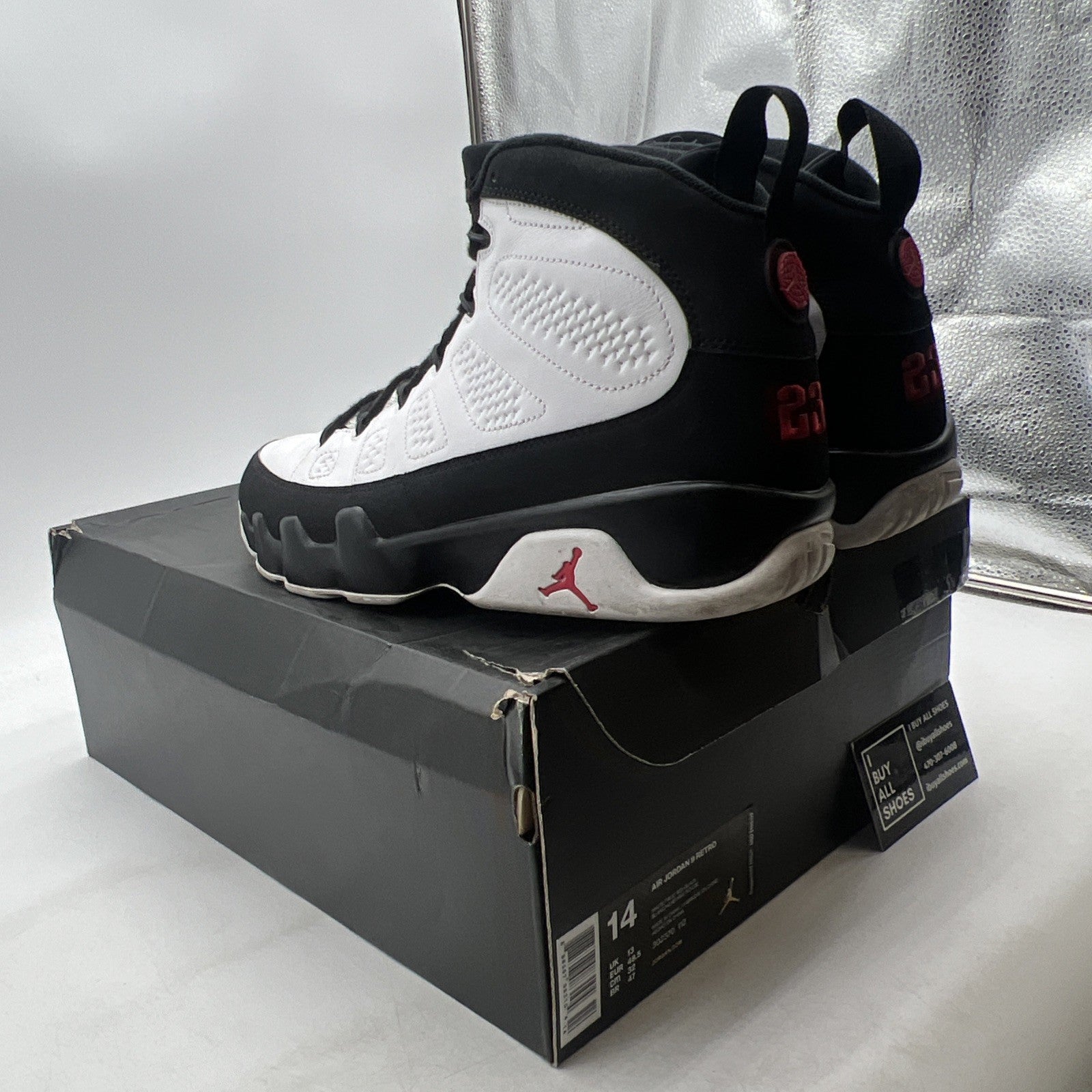 Size 14 - Air Jordan 9 Retro space jam 2016 (302370-112)