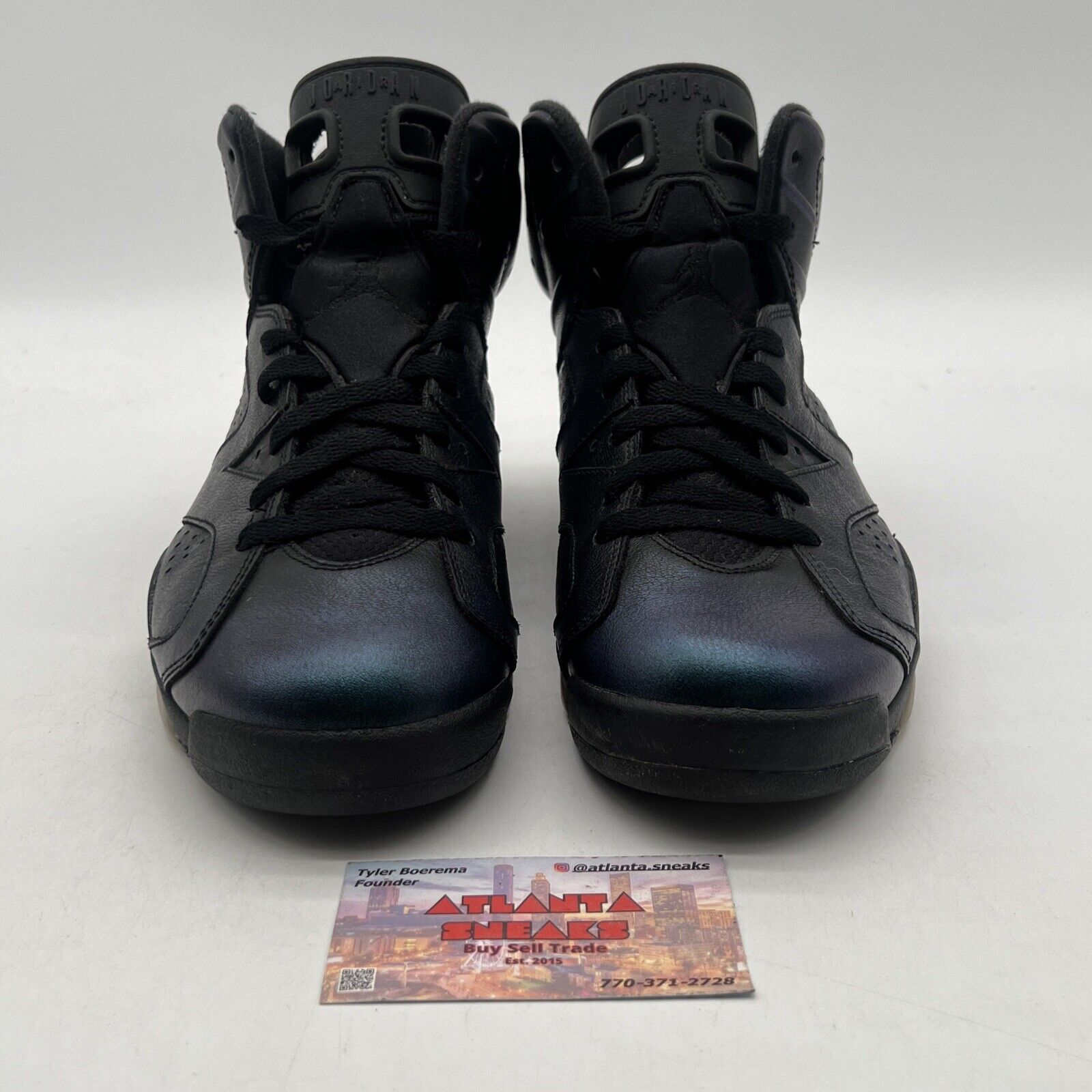 Size 8.5 - Air Jordan 6 Retro All Star - Chameleon Blue Purple (907961-015)